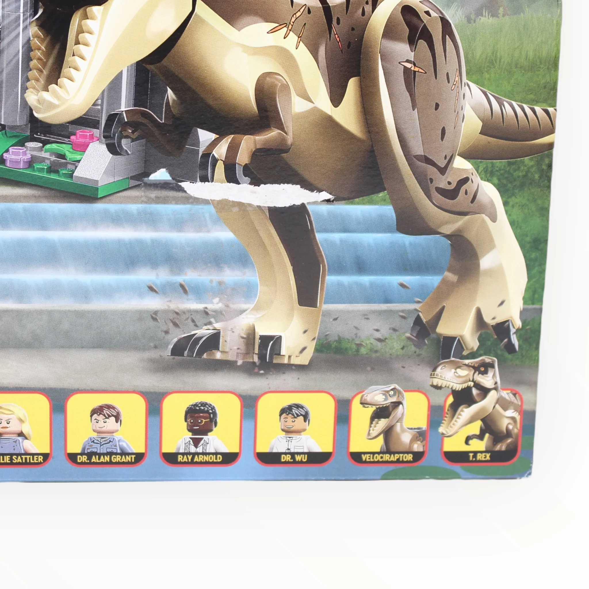 76961 Jurassic Park Visitor Center: T. rex & Raptor Attack (damaged box) - Image 3