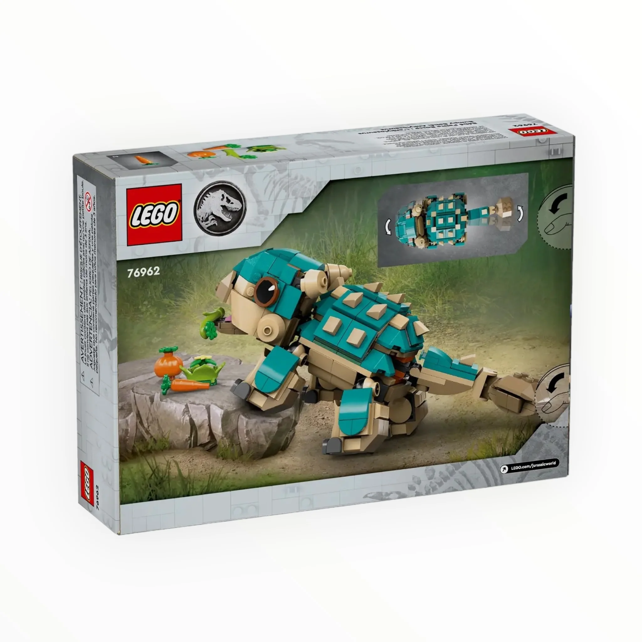 76962 Jurassic World Baby Bumpy: Ankylosaurus - Image 3