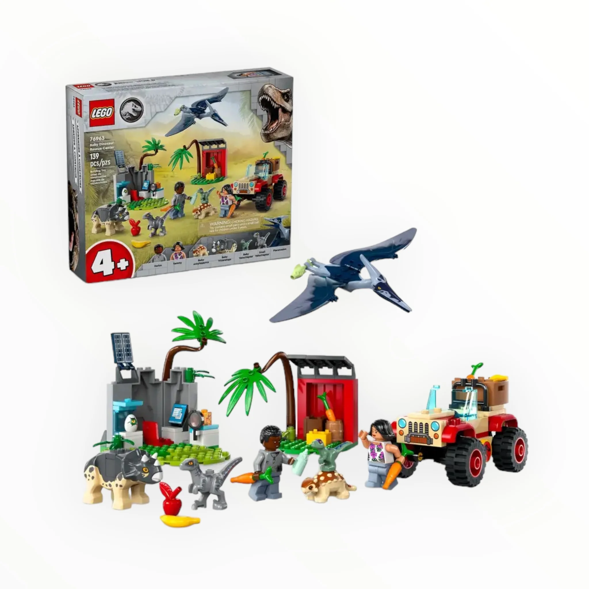 76963 Jurassic World Baby Dinosaur Rescue Center