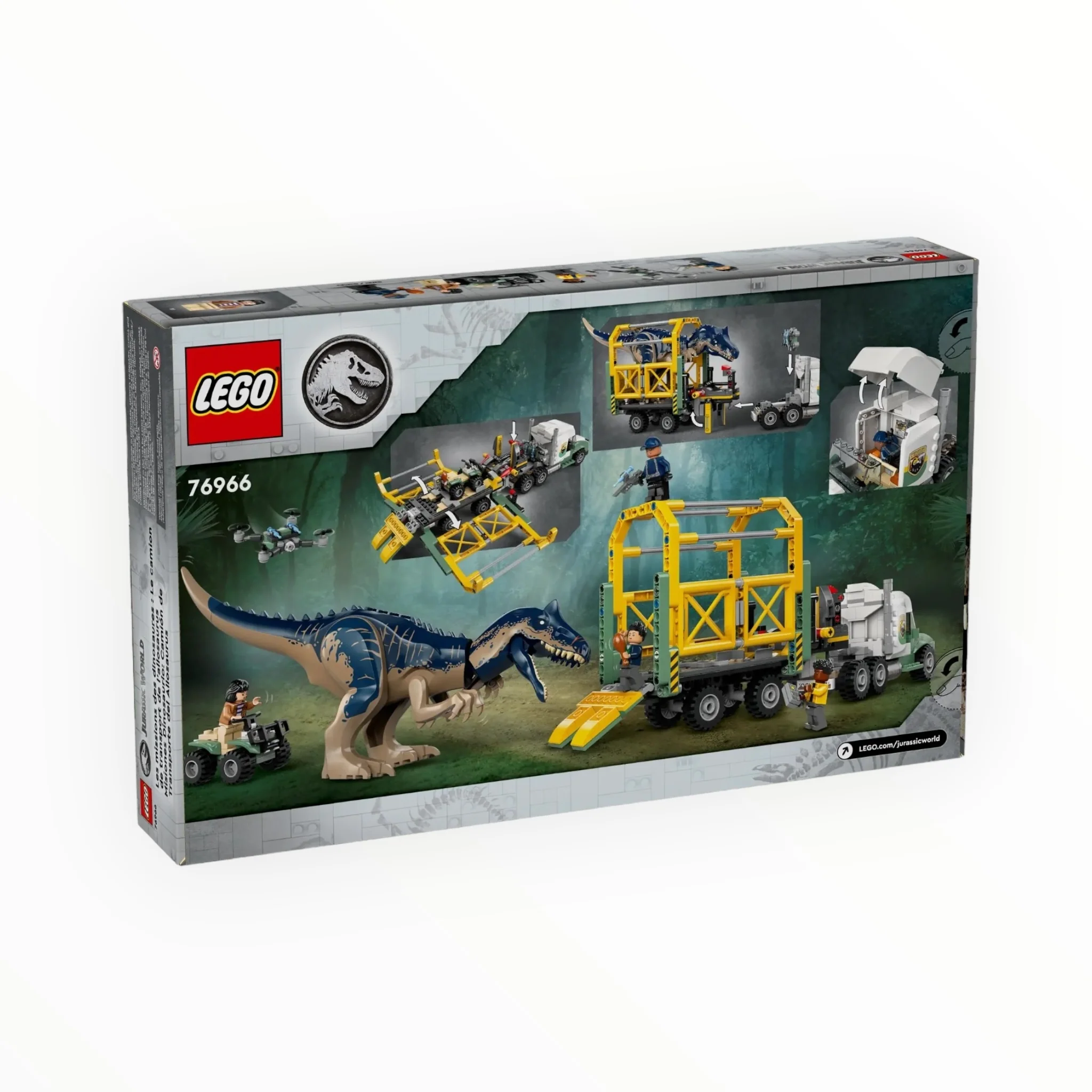 76966 Jurassic World Dinosaur Missions: Allosaurus Transport - Image 3