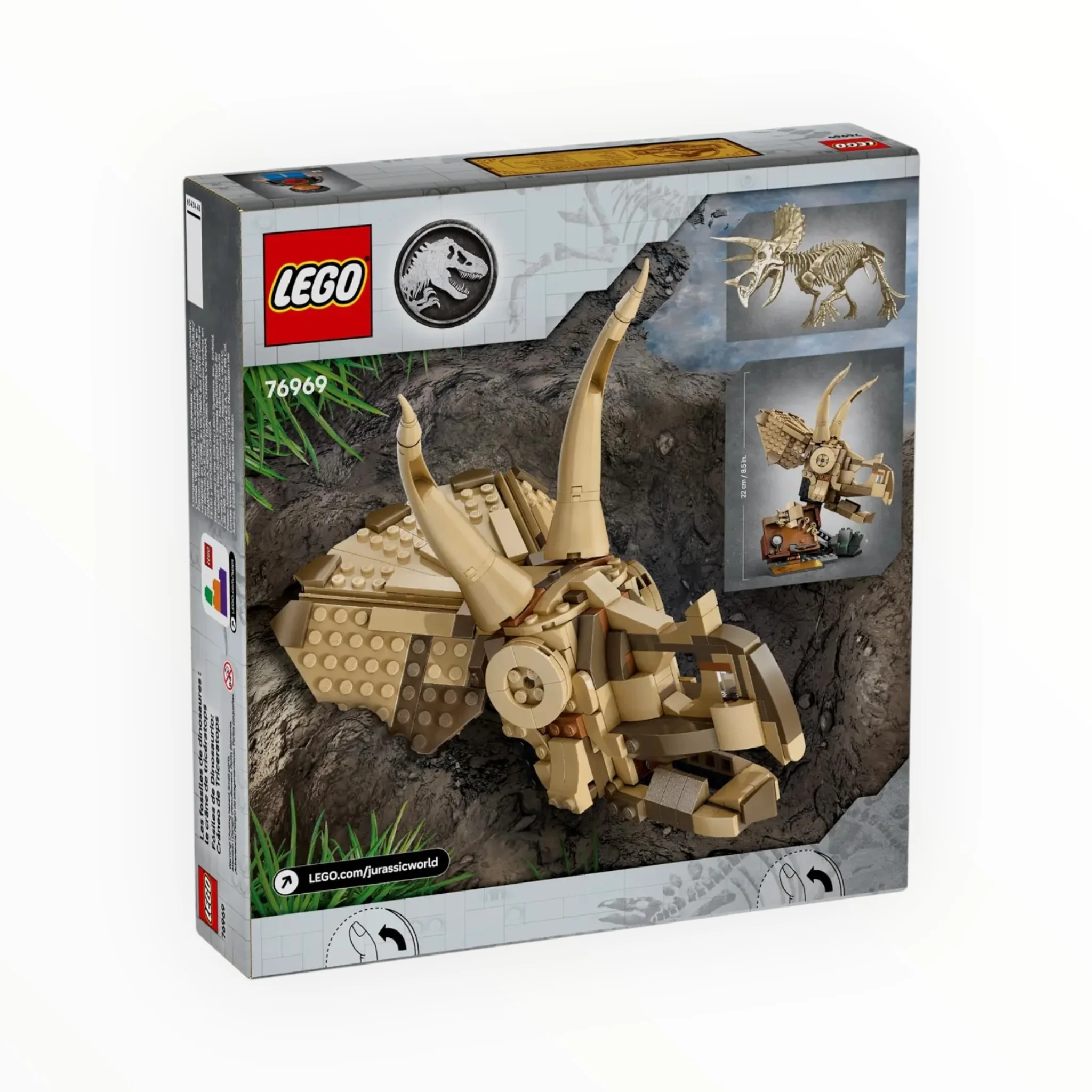 76969 Jurassic World Dinosaur Fossils: Triceratops Skull - Image 3