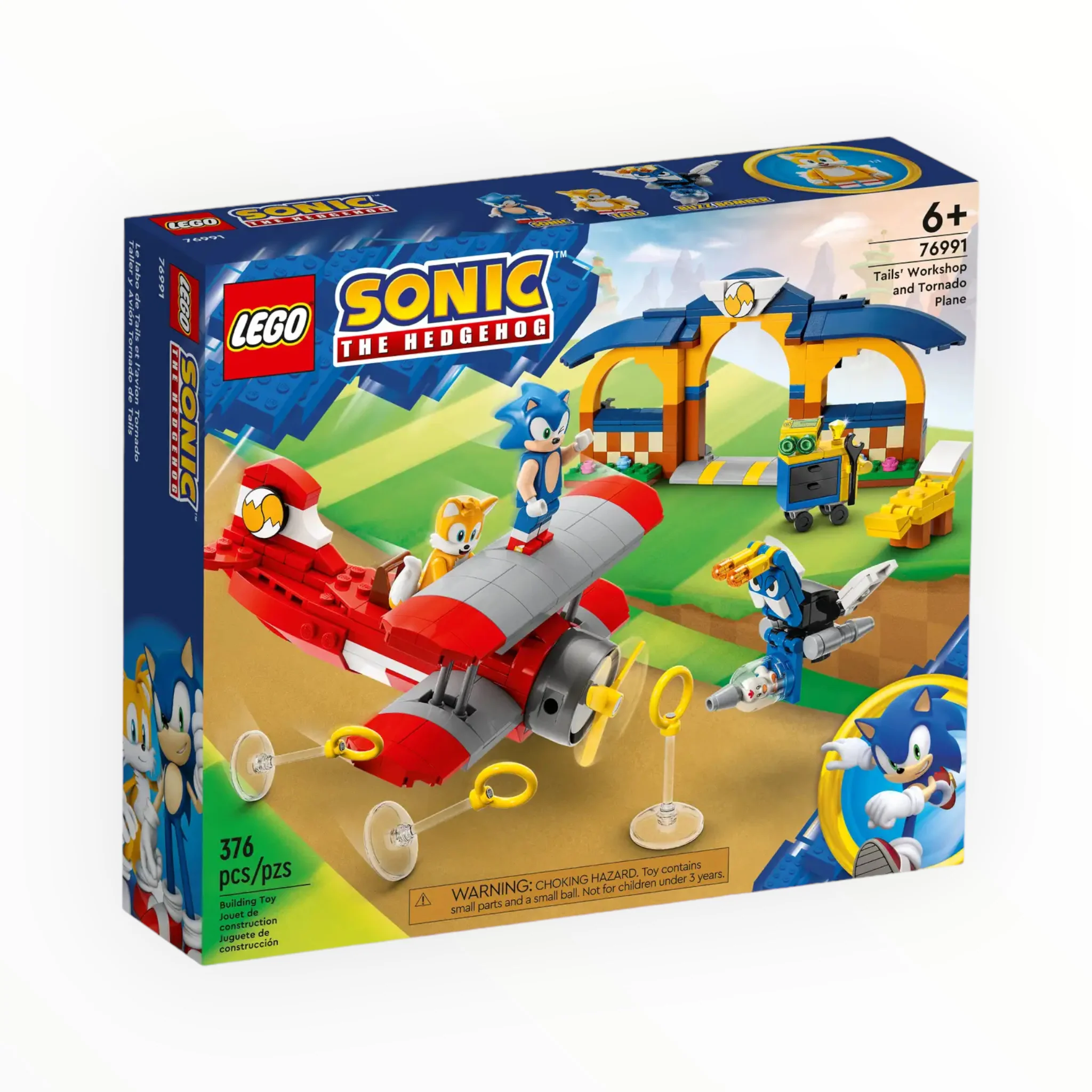 76991 Sonic the Hedgehog Tails’ Workshop and Tornado Plane - Image 2