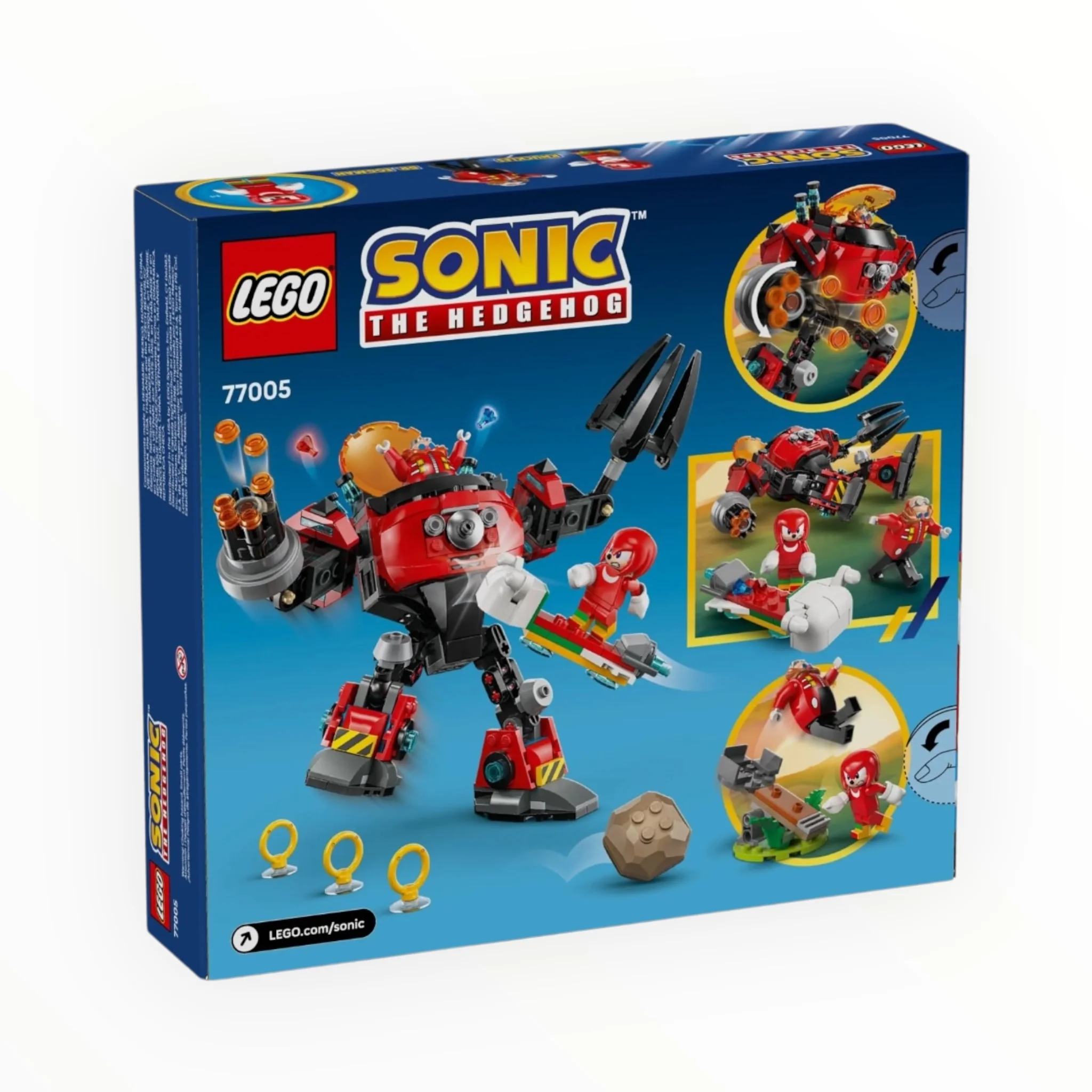 77005 Sonic the Hedgehog Knuckles vs. Dr. Eggman Egg Crusher Mech - Image 3