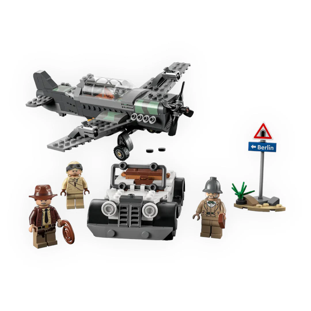 Retired Set 77012 Indiana Jones Fighter Plane Chase - Image 3