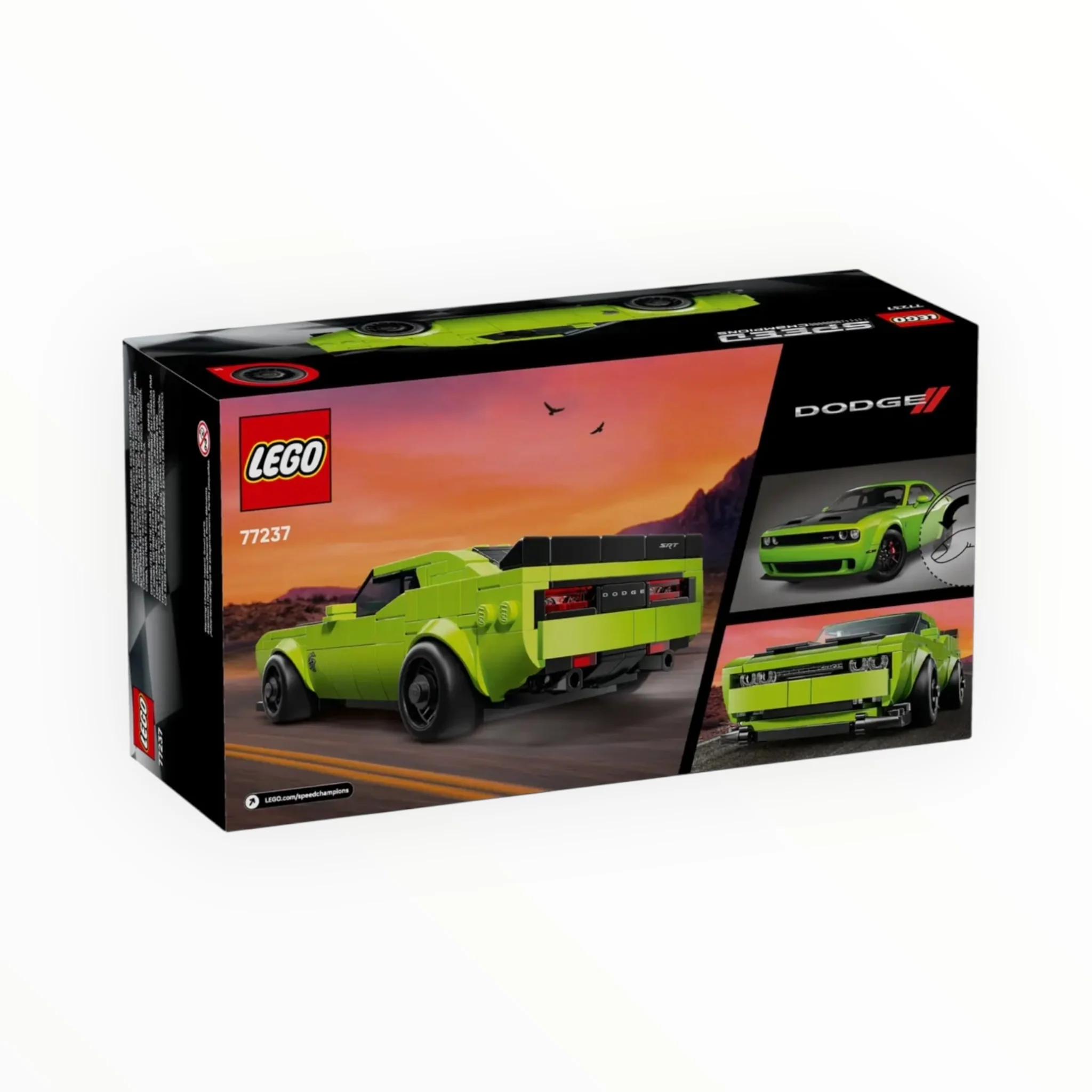 77237 Speed Champions Dodge Challenger SRT Hellcat Sports Car - Image 3