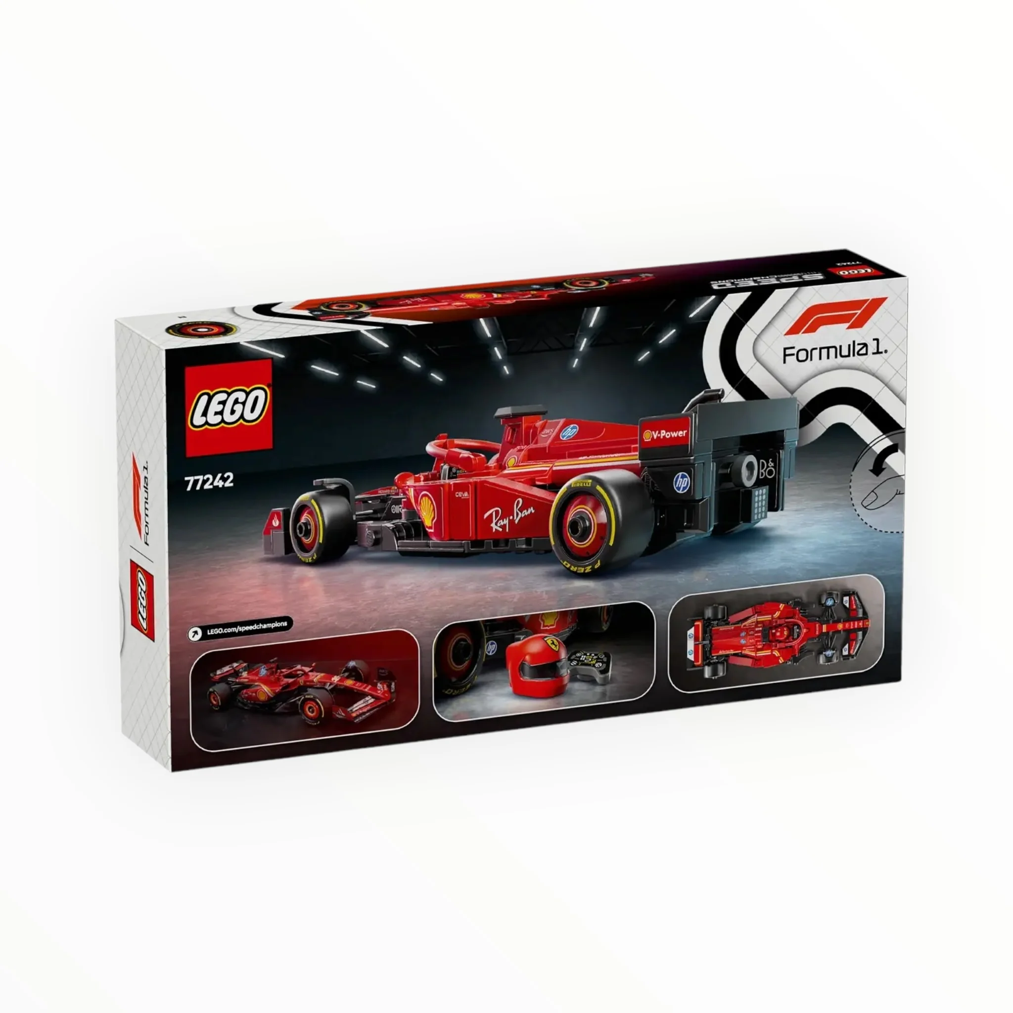 77242 Speed Champions Ferrari SF-24 F1 Race Car - Image 3