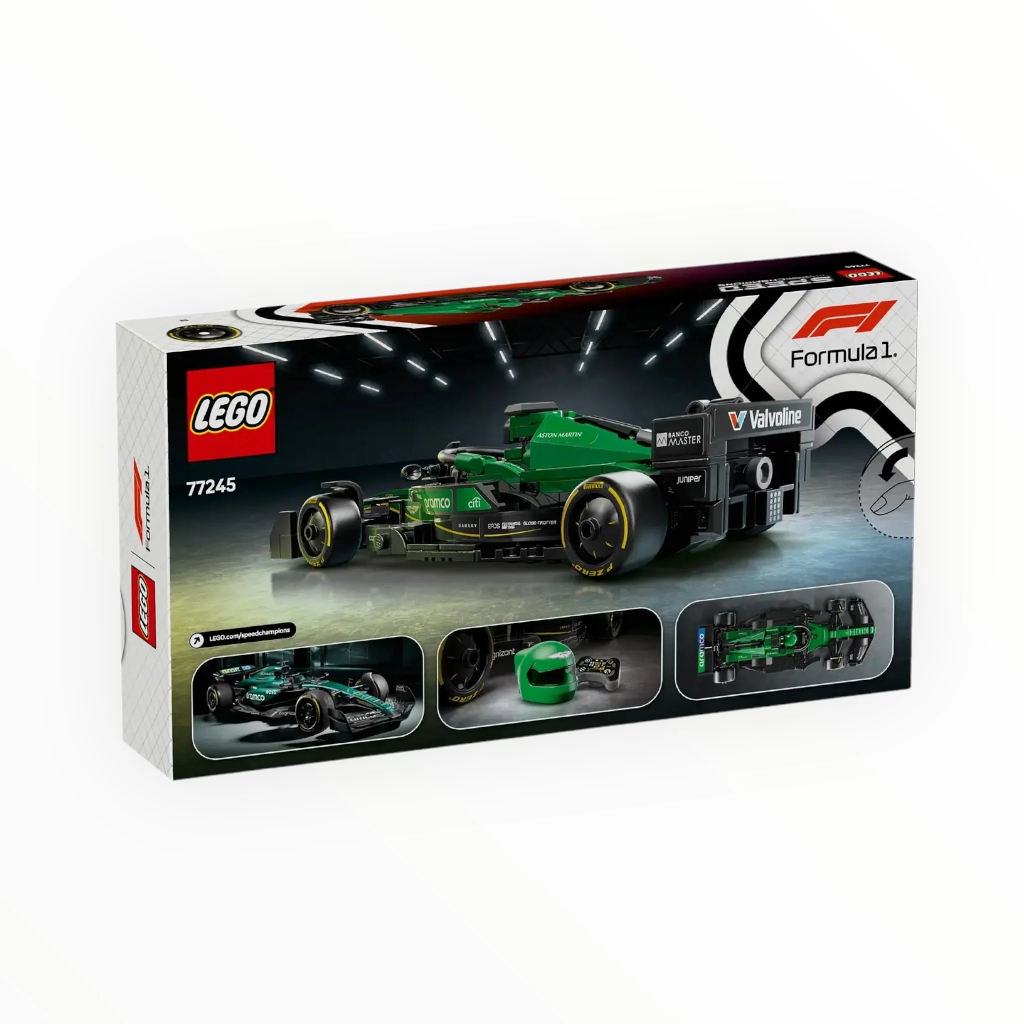 77245 Speed Champions Aston Martin Aramco F1 AMR24 Race Car - Image 3