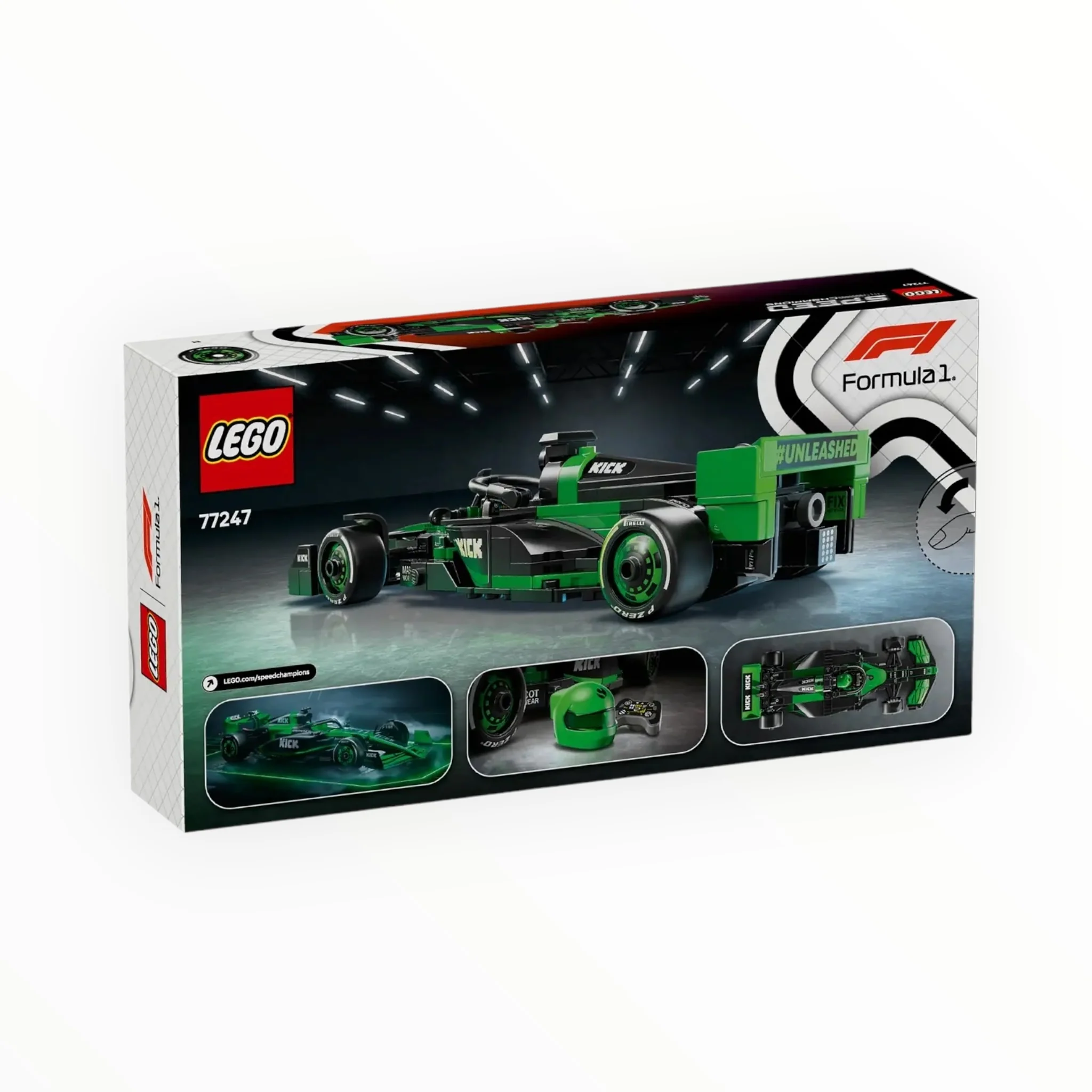 77247 Speed Champions KICK Sauber F1 Team C44 Race Car - Image 3