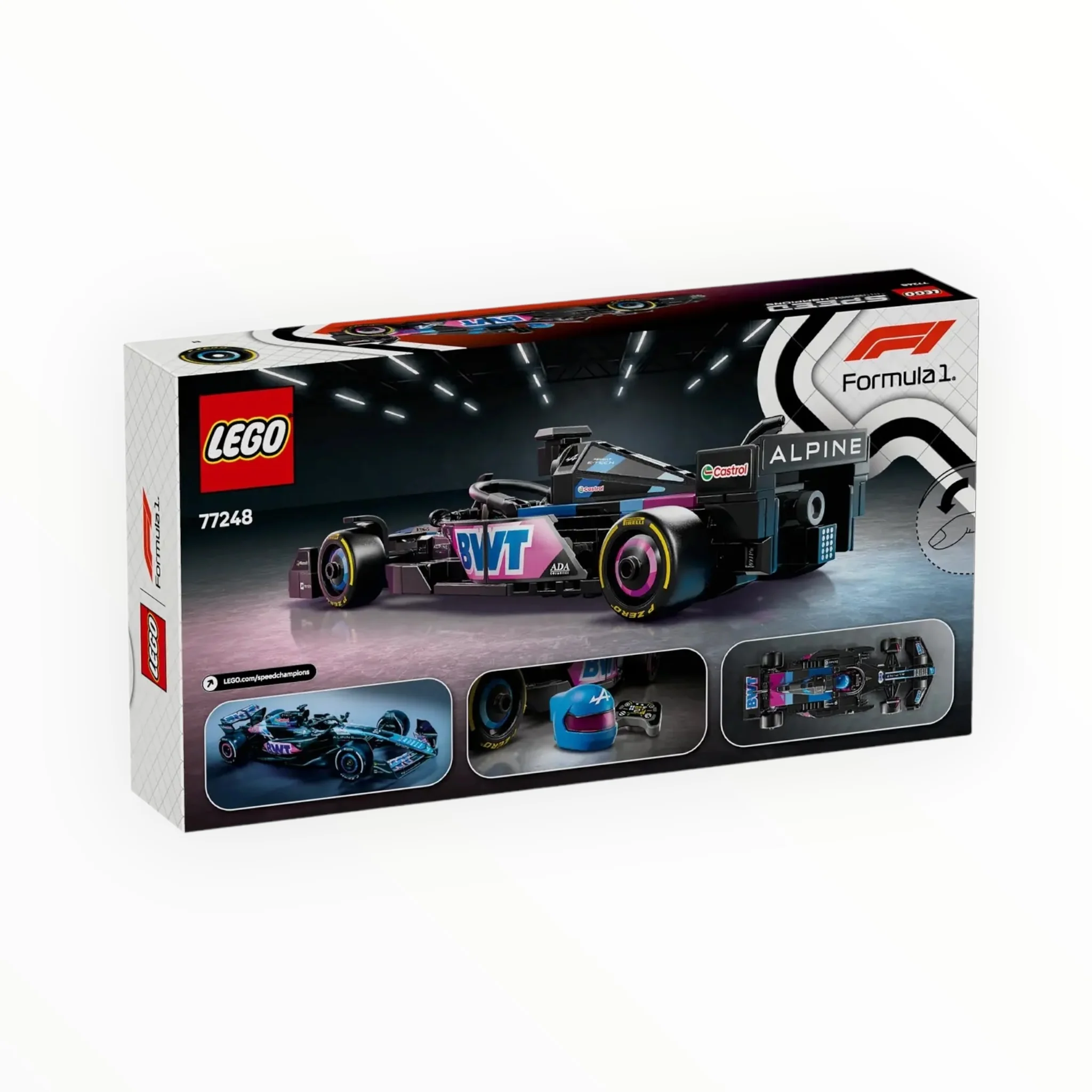 77248 Speed Champions BWT Alpine F1 Team A524 Race Car - Image 3