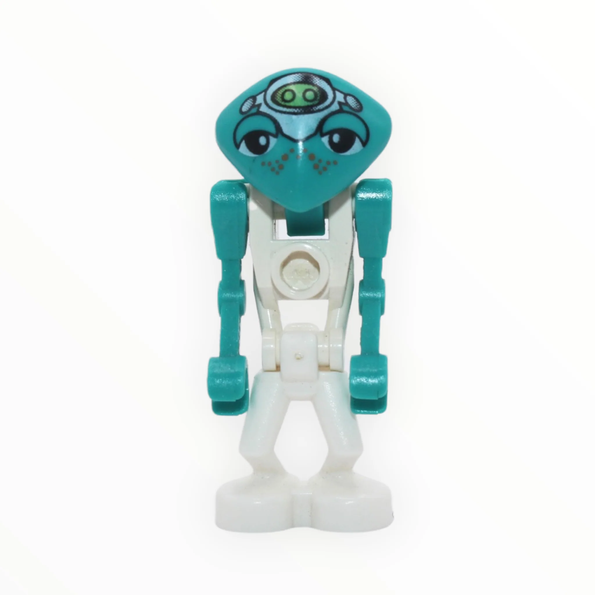 Antares (white body, dark turquoise skin)