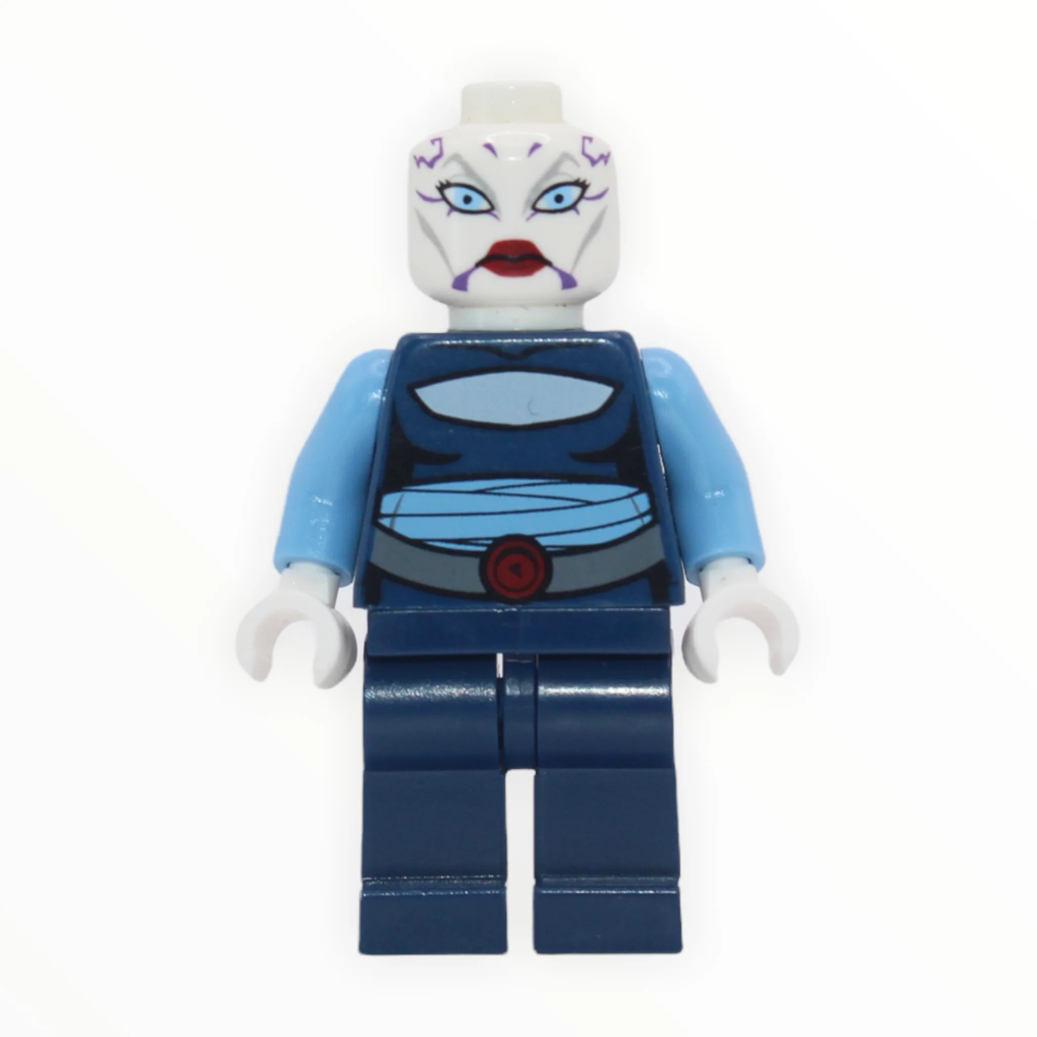 Asajj Ventress (Clone Wars, dark blue torso, no skirt)