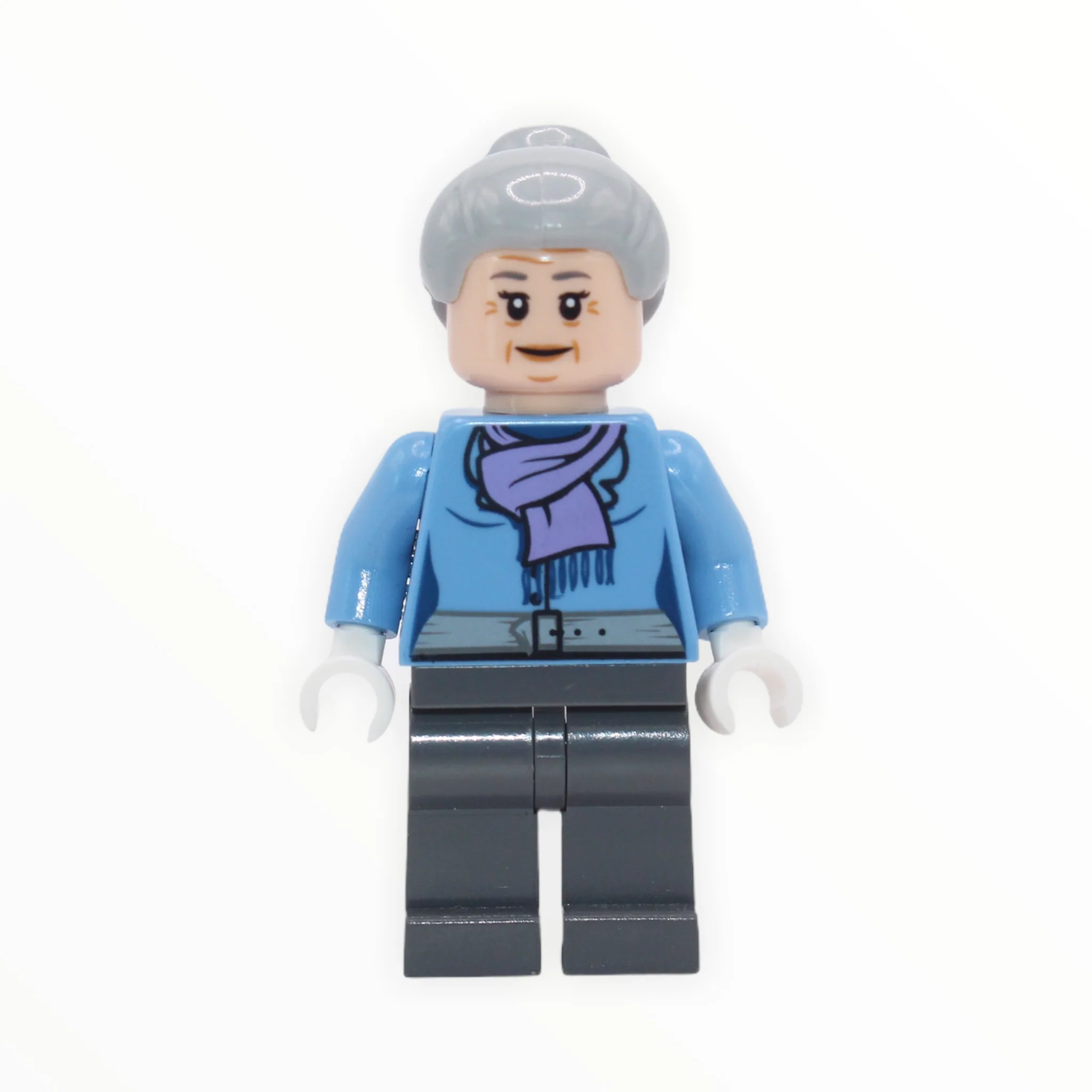 Aunt May (lavender scarf, 2016)