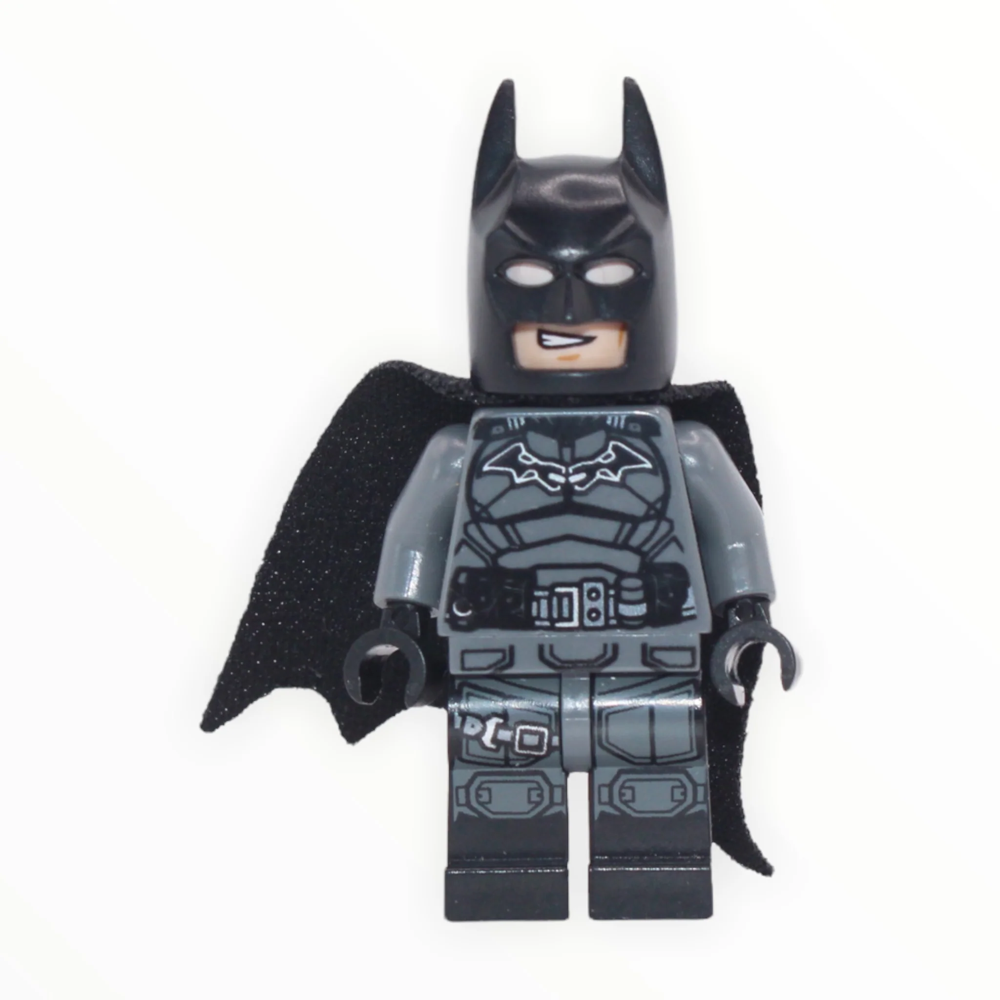 Batman (dark bluish gray suit, one-hole cape, black hands, black boots, 2021) - Image 2