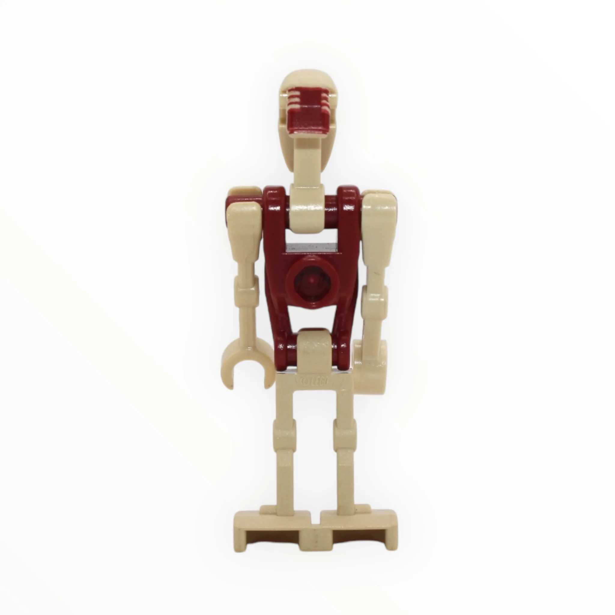 Battle Droid Security (dark red torso, tan insignia with chest badge, 2011) - Image 2