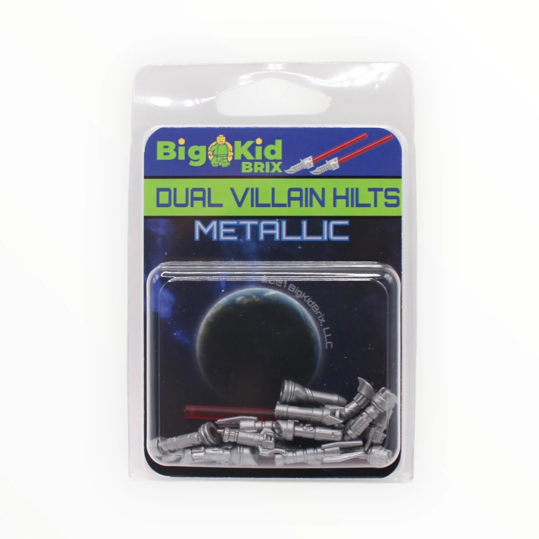 BigKidBrix Lightsabers Dual Villain Hilts - Metallic