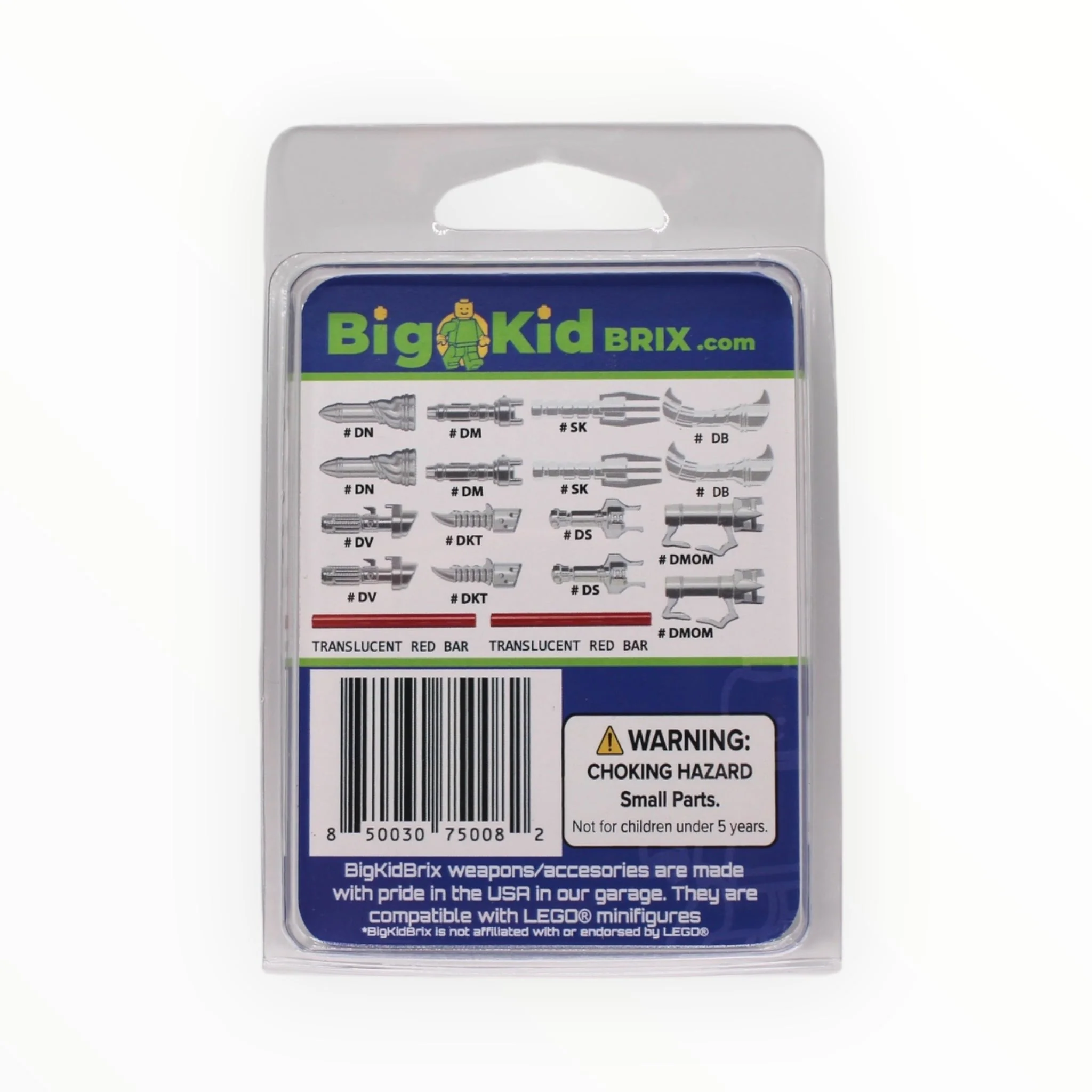 BigKidBrix Lightsabers Dual Villain Hilts - Metallic - Image 2
