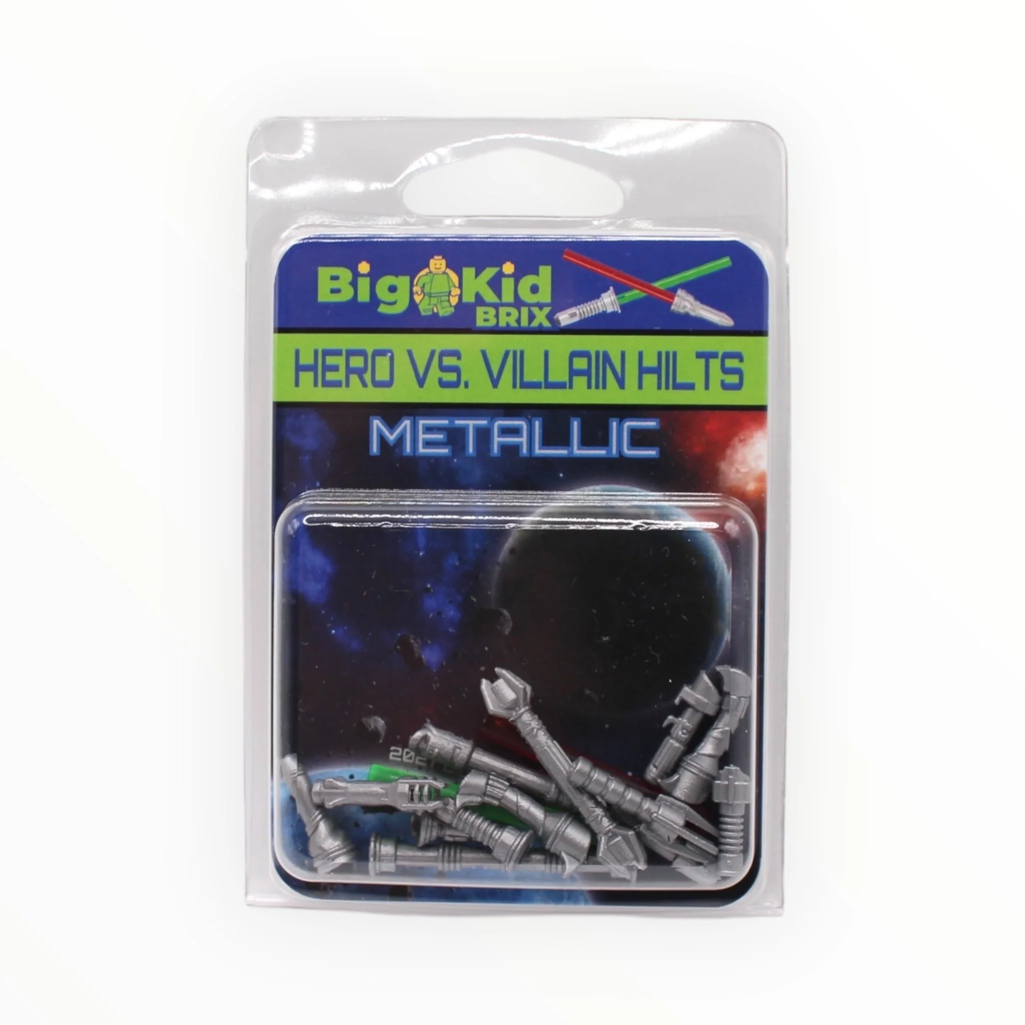 BigKidBrix Lightsabers Hero vs. Villain Hilts - Metallic