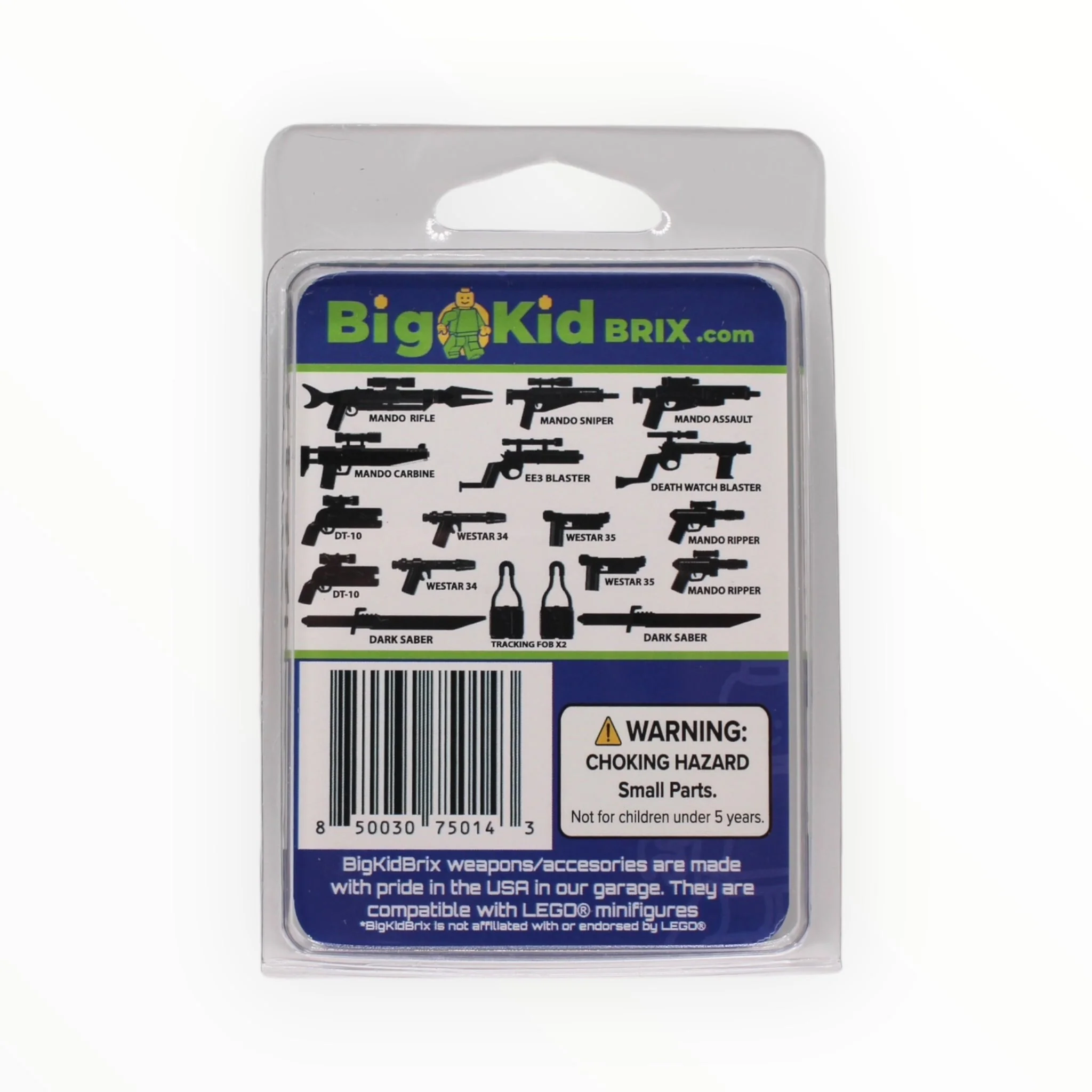 BigKidBrix Mando Weapons - Black - Image 2