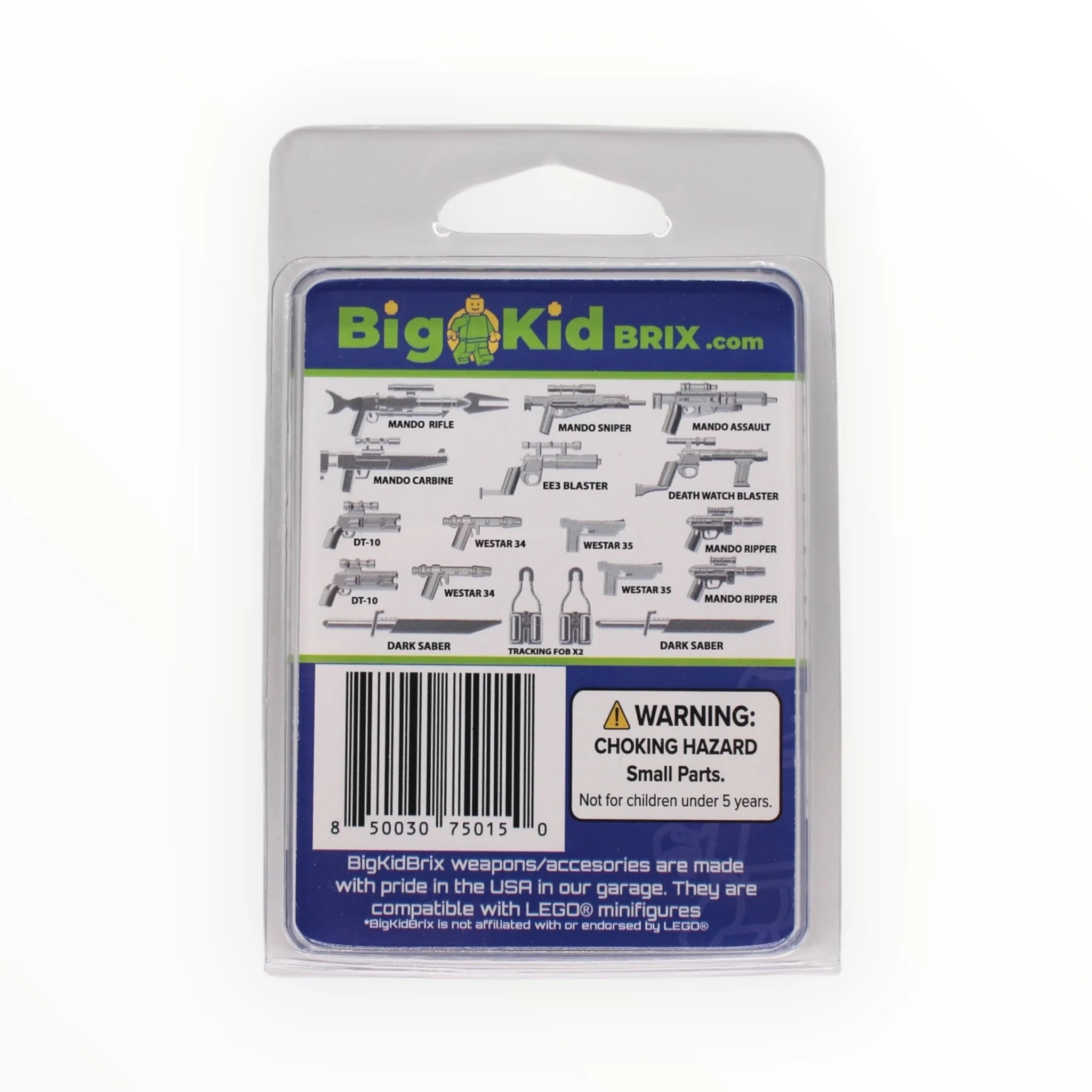 BigKidBrix Mando Weapons - Metallic - Image 2