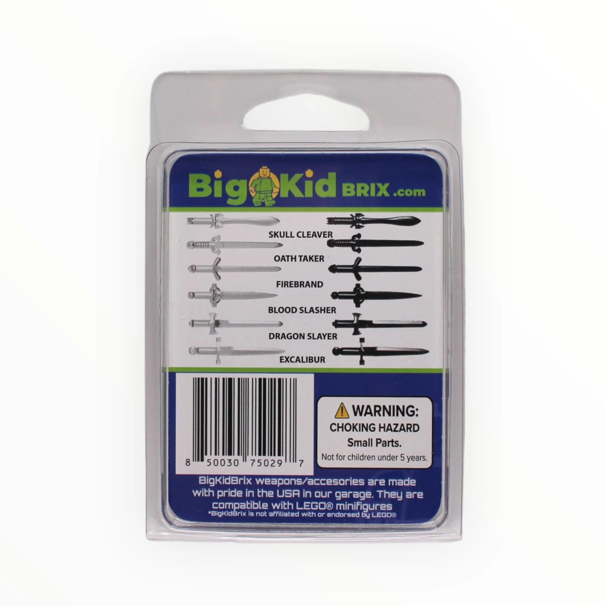 BigKidBrix Medieval Swords (black and metallic) - Image 2