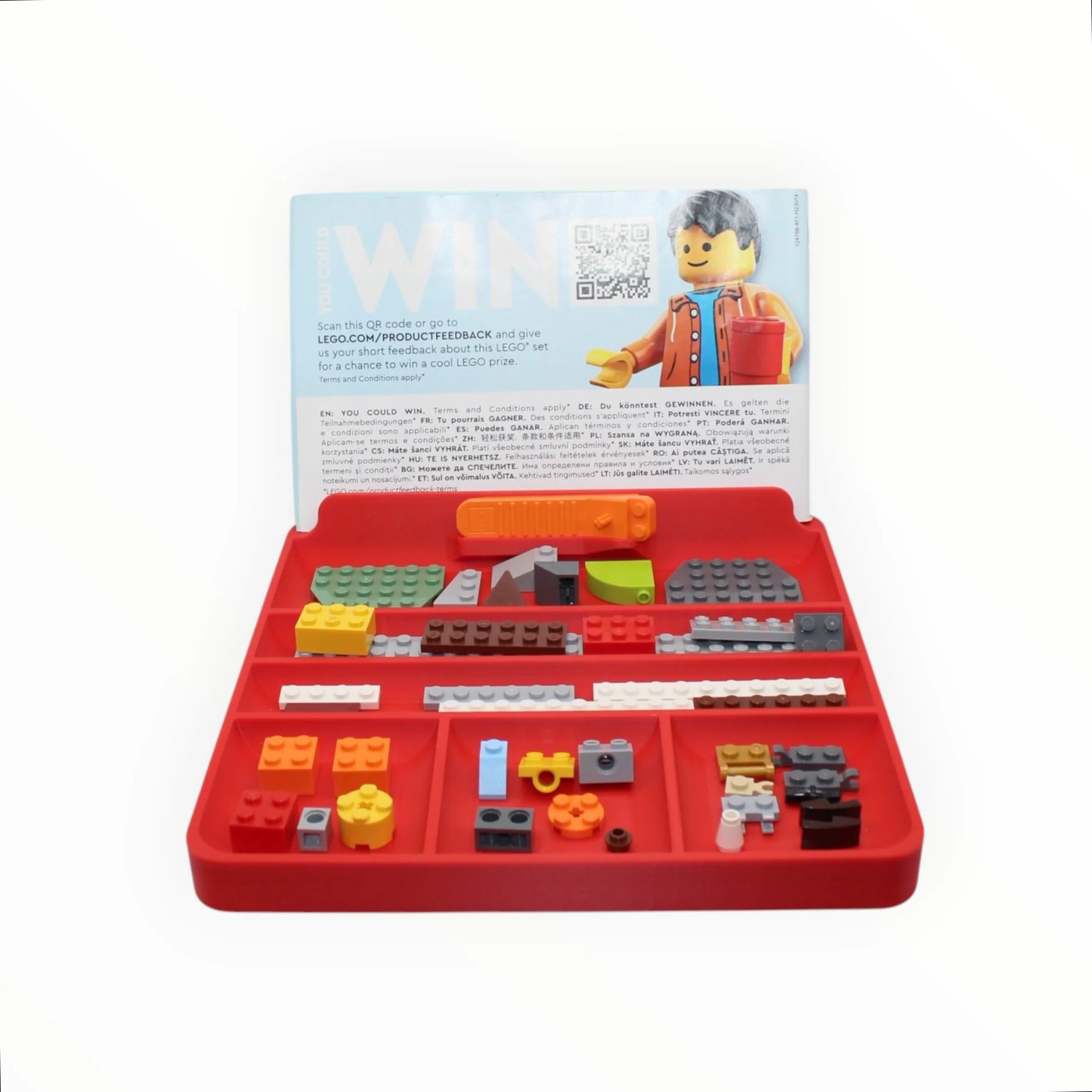 Brick Bees Building Tray Organizer - Blue - Image 2