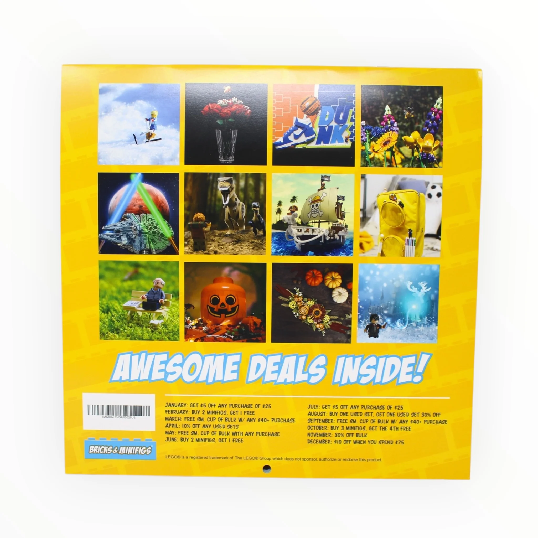 Bricks & Minifigs 2026 Calendar - Image 2