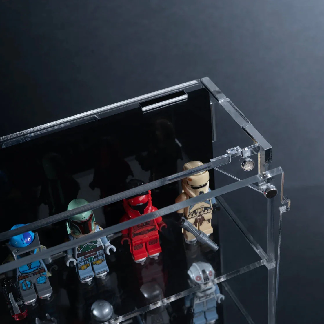 Brickshell Wall-Mounted Display Case - 40 Minifigures - Image 3