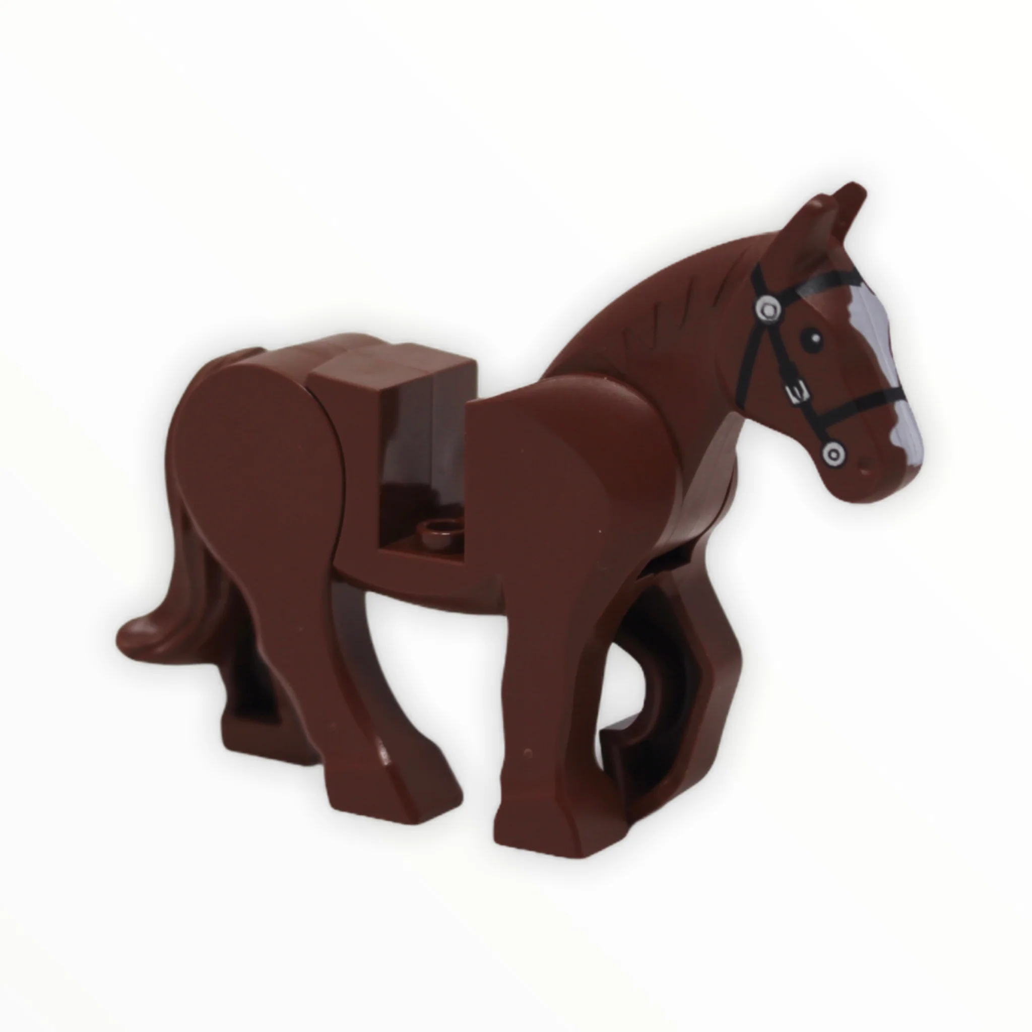 Reddish Brown Horse (white blaze pattern, movable legs) - Image 3