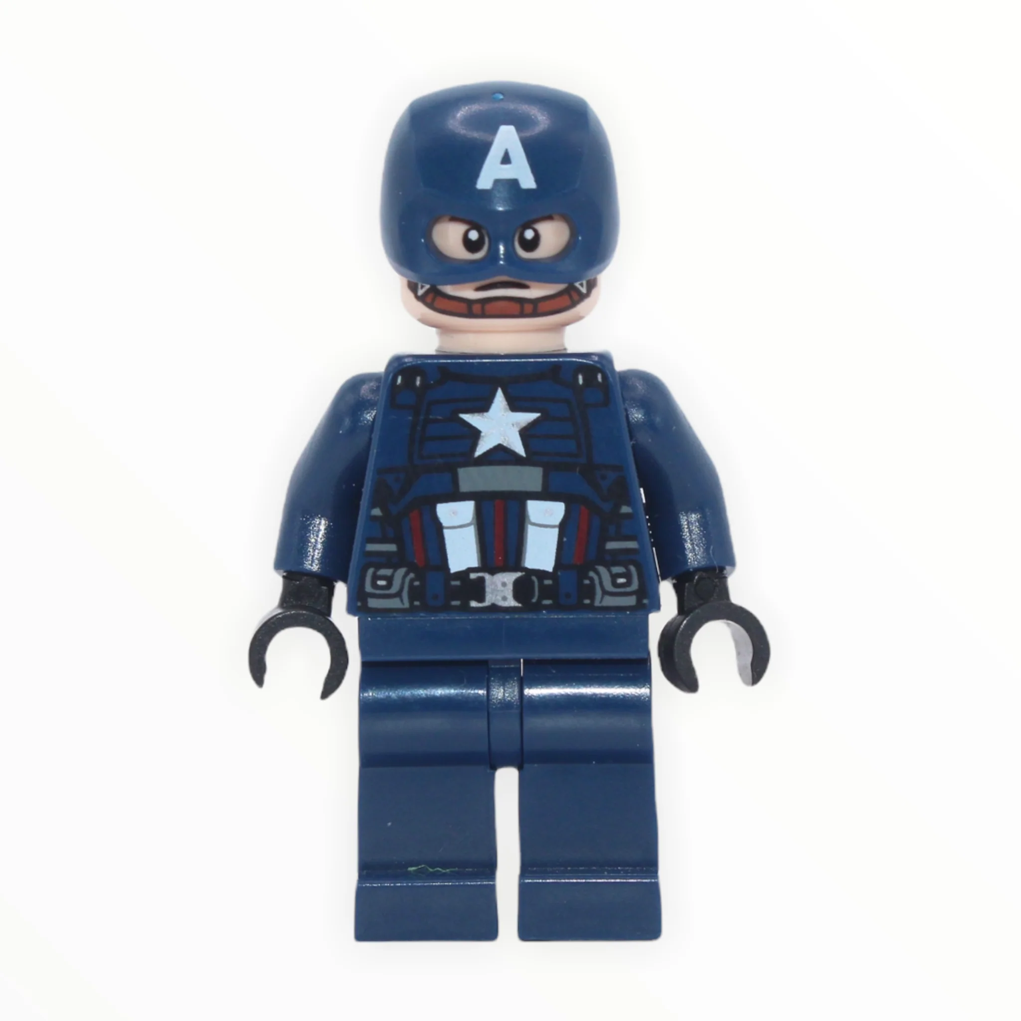 Captain America (dark blue suit, black hands, helmet, 2020)