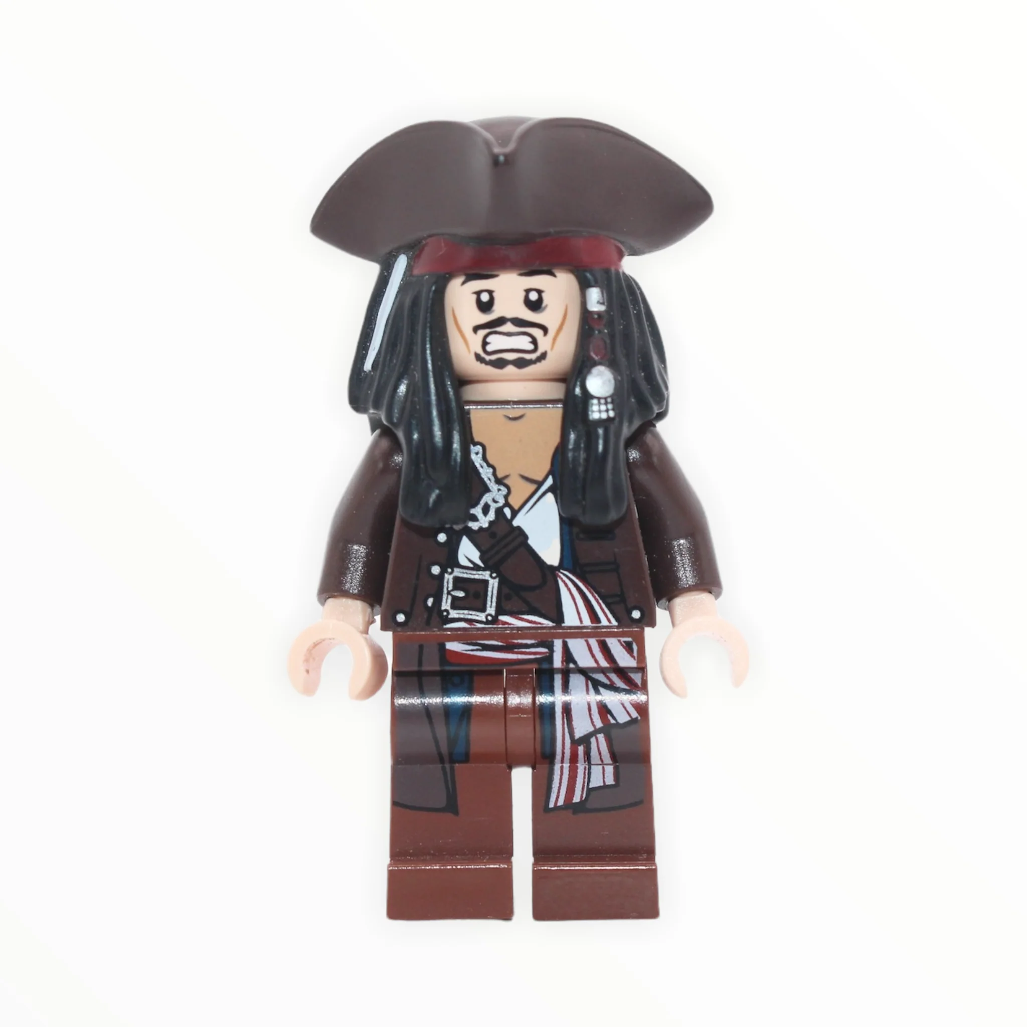 Captain Jack Sparrow (tricorne hat, dark brown coat, smile / scared) - Image 2