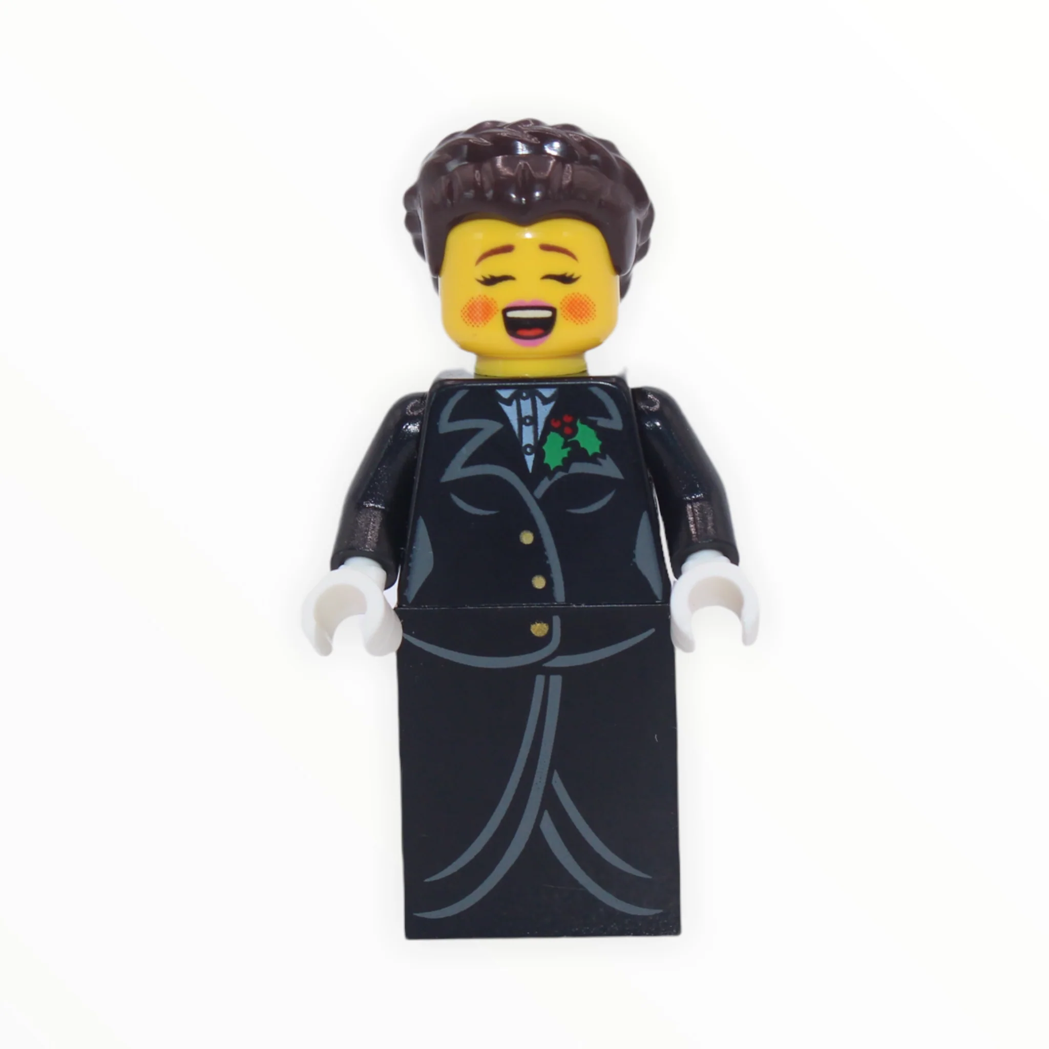 Caroler (gold buttons, holly pin, no cape)