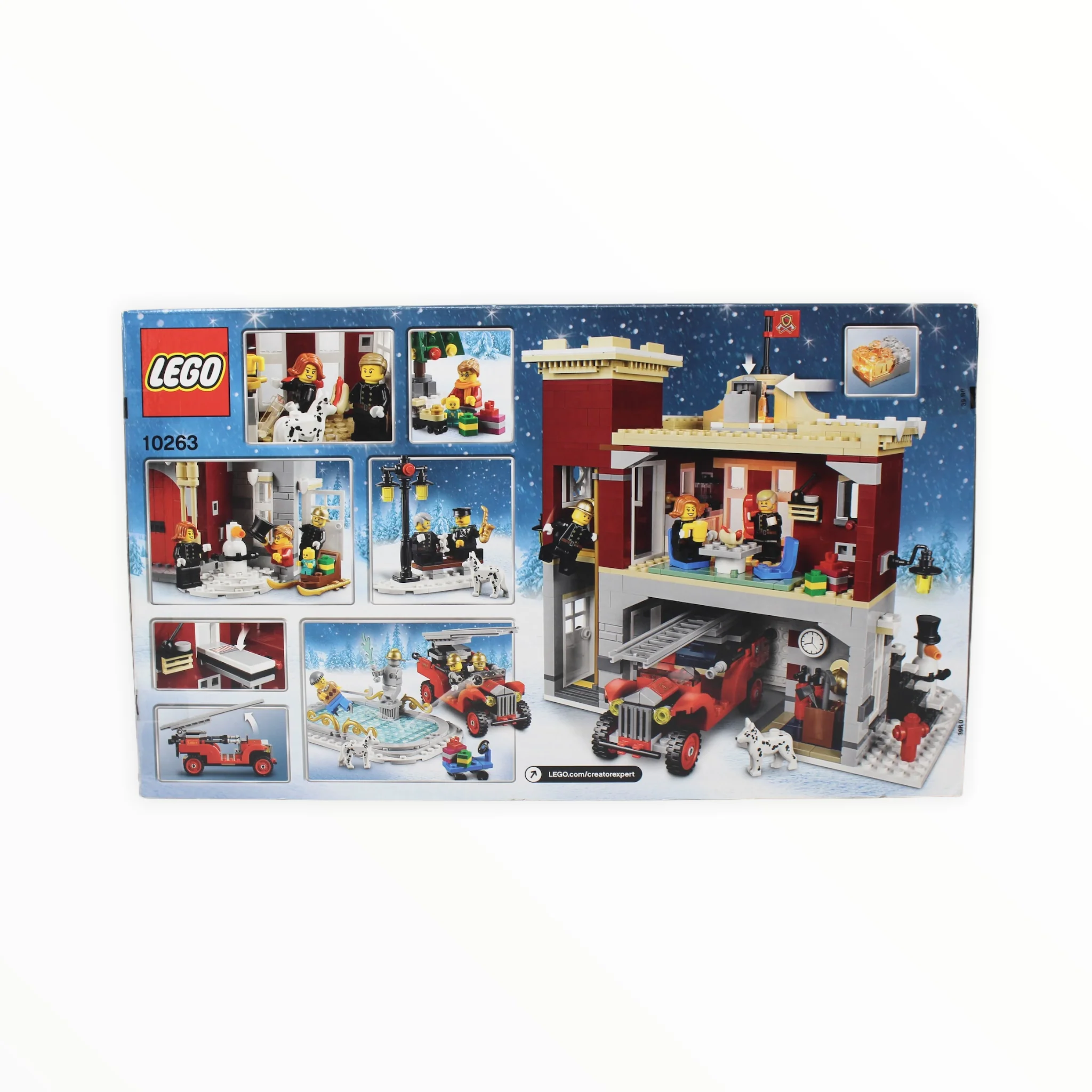 Certified Used Set 10263 Creator Winter Village Fire Station - Image 2
