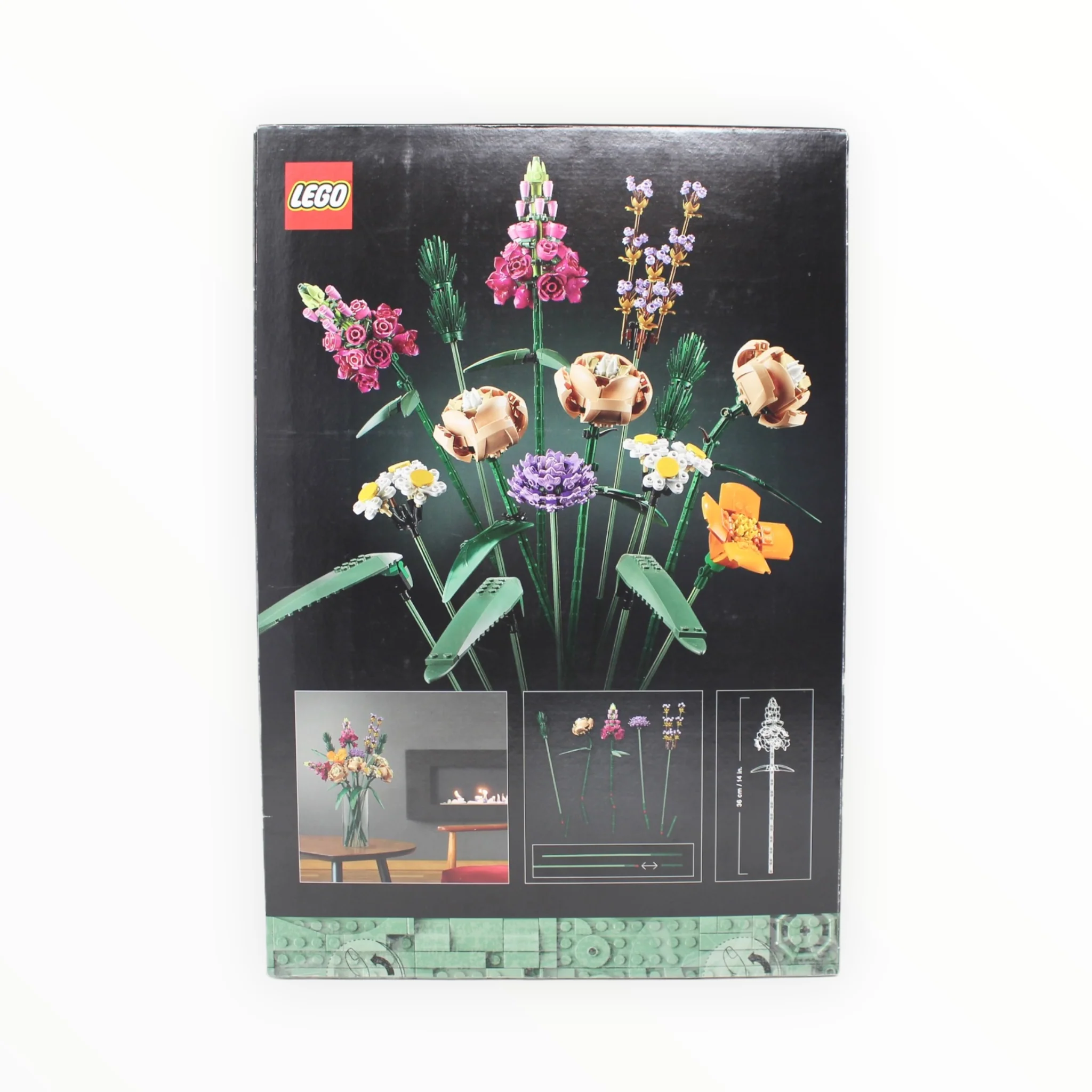 Certified Used Set 10280 Botanical Collection Flower Bouquet - Image 2