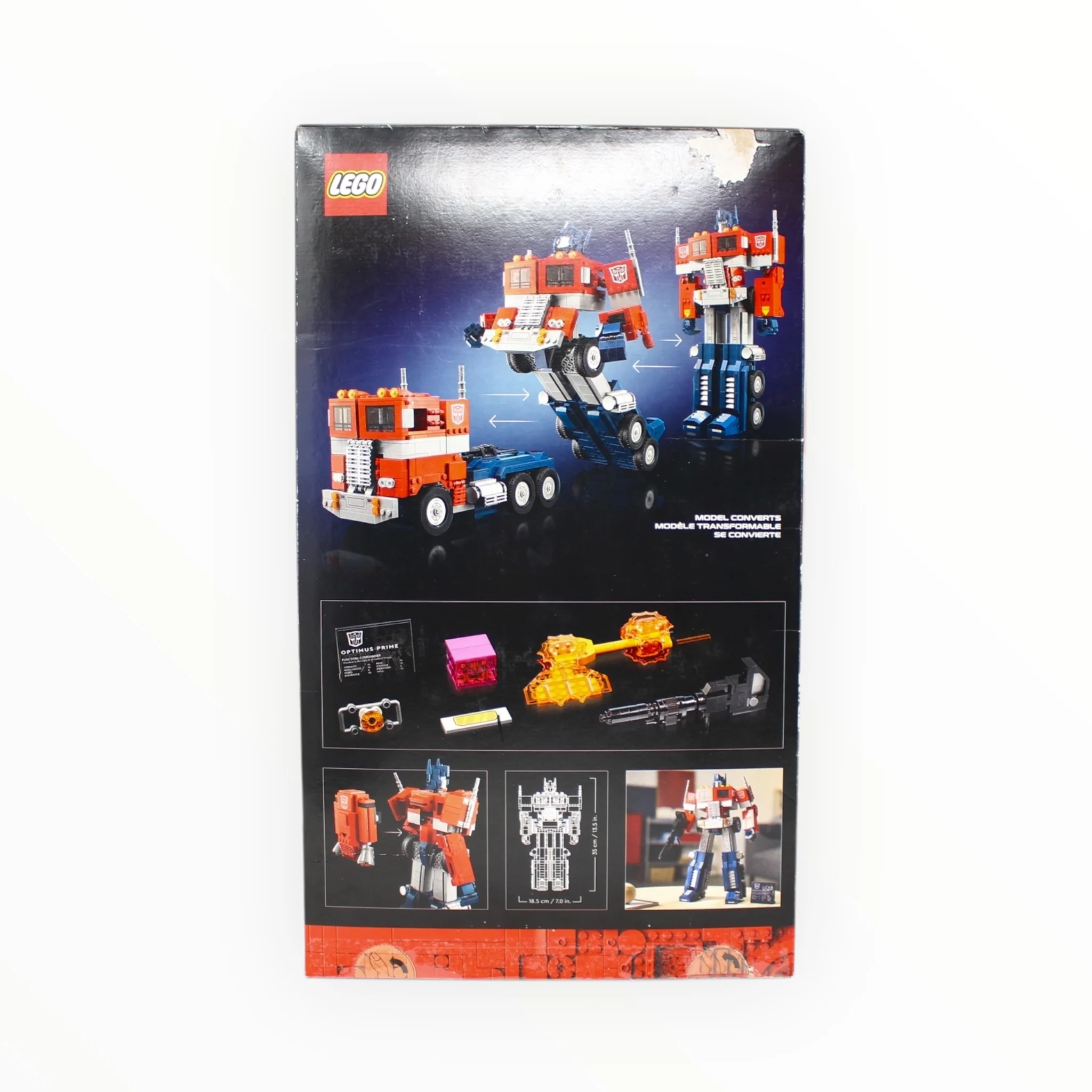 Certified Used Set 10302 Icons Optimus Prime - Image 2