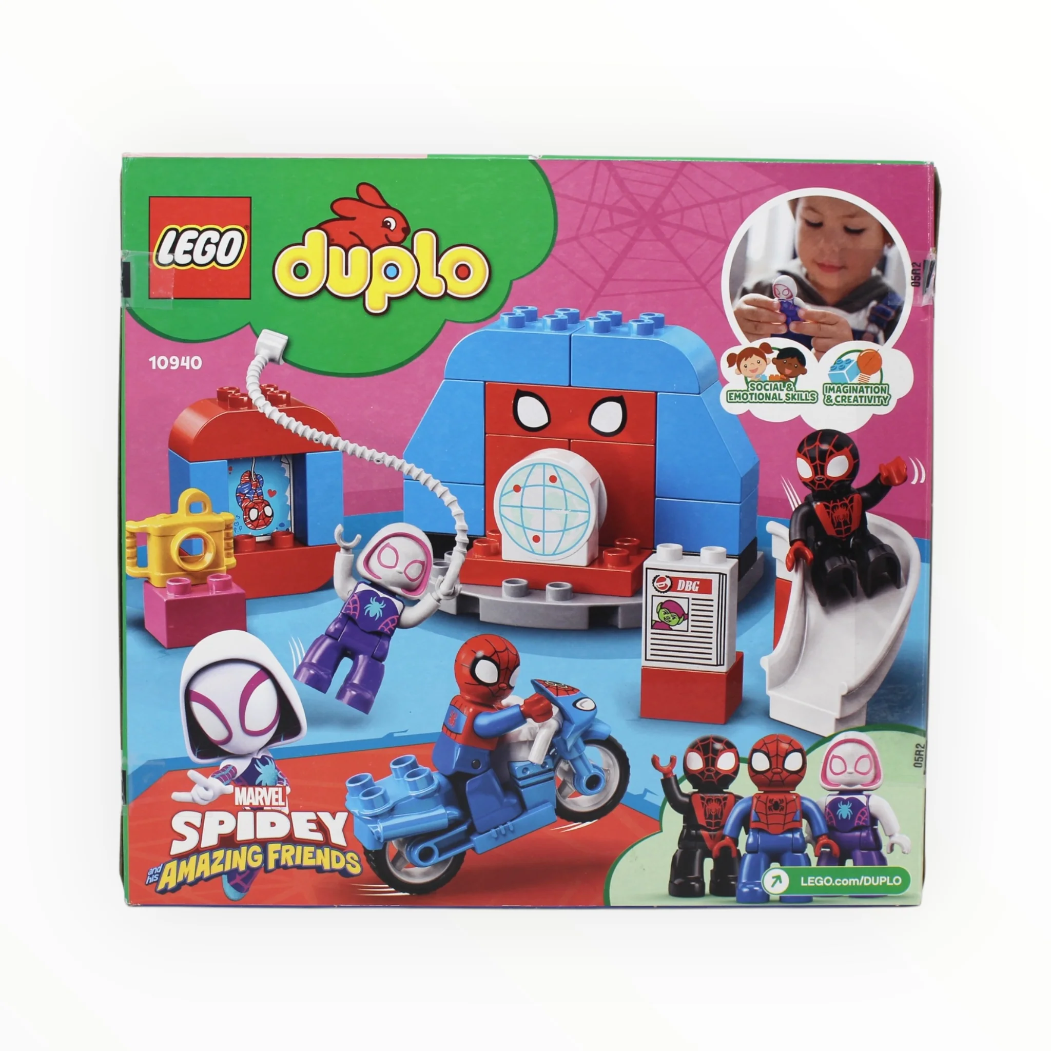 Certified Used Set 10940 Spidey and his Amazing Friends DUPLO Spider-Man Headquarters - Image 2