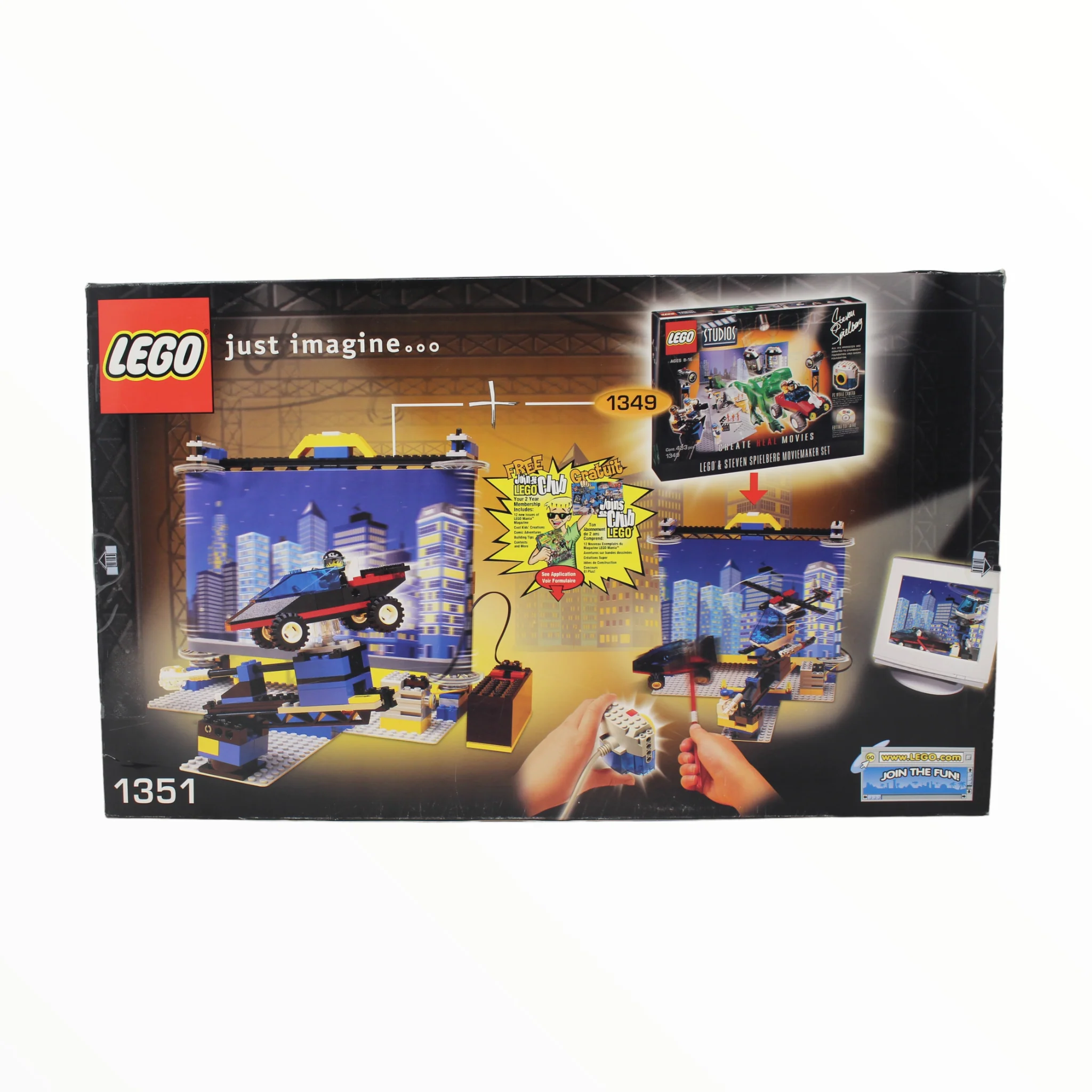 Certified Used Set 1351 LEGO Studios Movie Backdrop Studio (open box, sealed bags) - Image 2