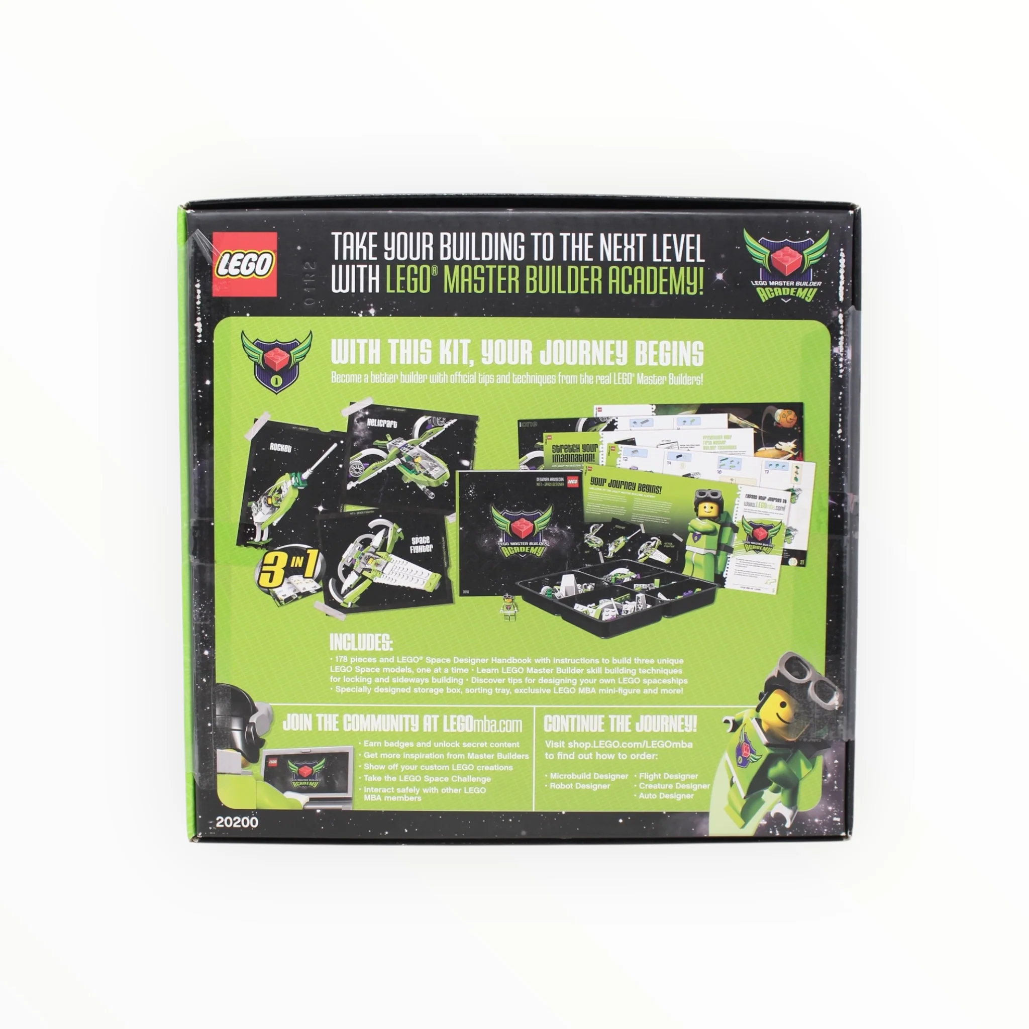 Certified Used Set 20200 LEGO Master Builder Academy Level One - Space Designer - Image 2