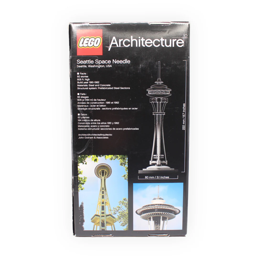 Certified Used Set 21003 Architecture Seattle Space Needle - Image 2