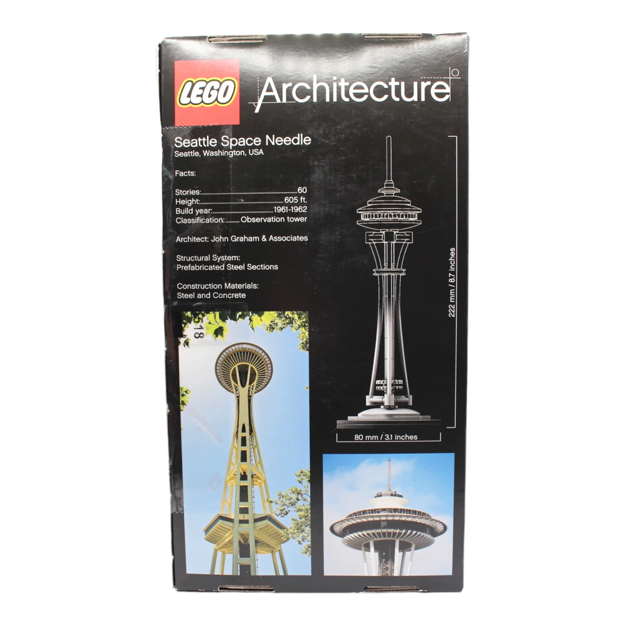Certified Used Set 21003 Architecture Seattle Space Needle (signed) - Image 2