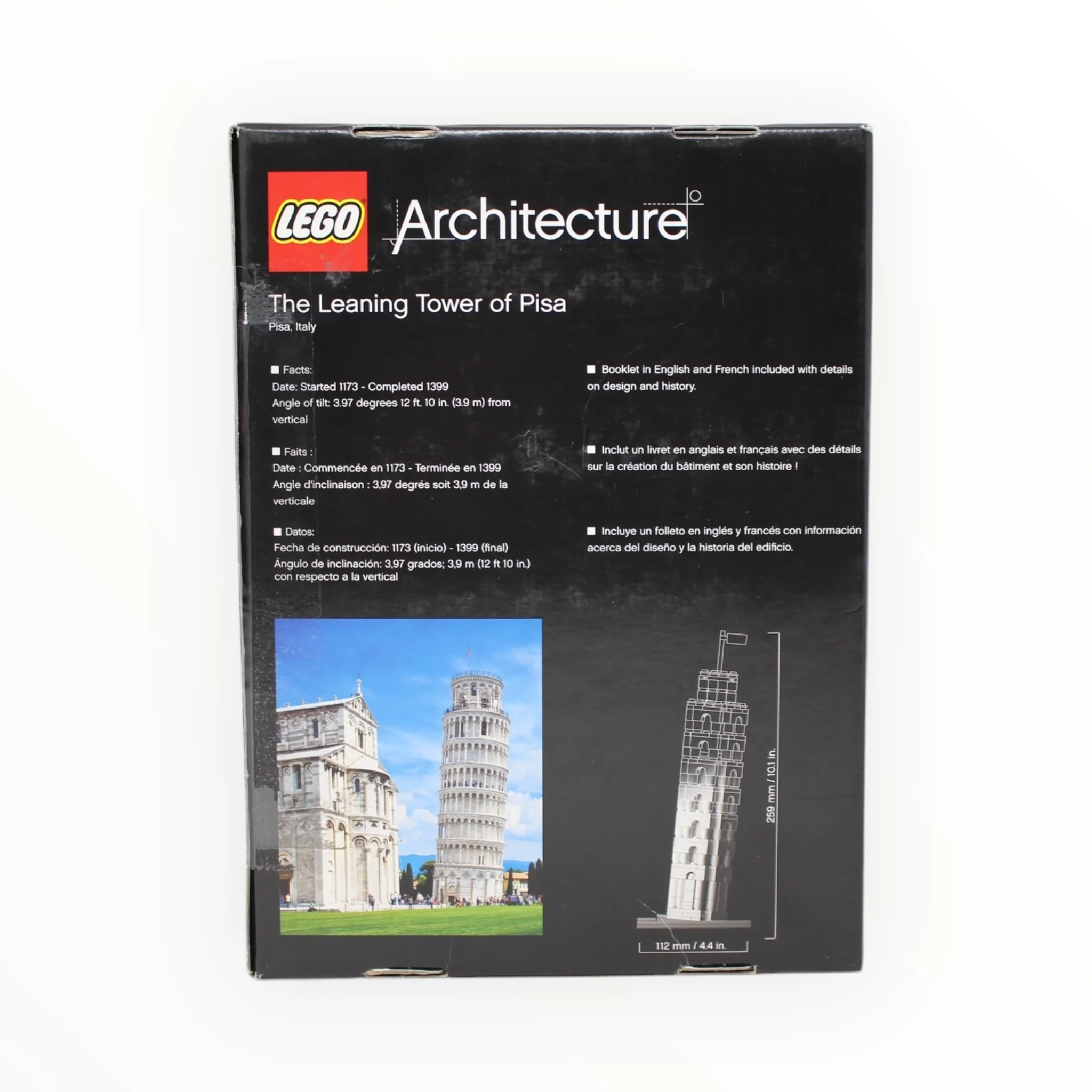 Certified Used Set 21015 Architecture The Leaning Tower of Pisa - Image 2