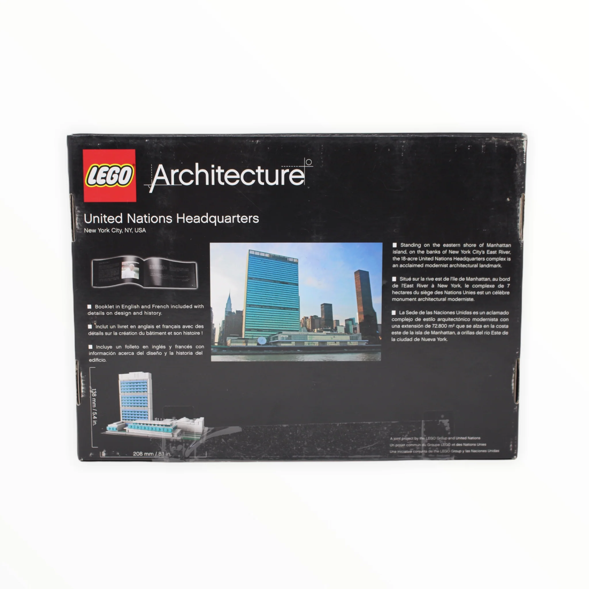Certified Used Set 21018 Architecture United Nations Headquarters - Image 2