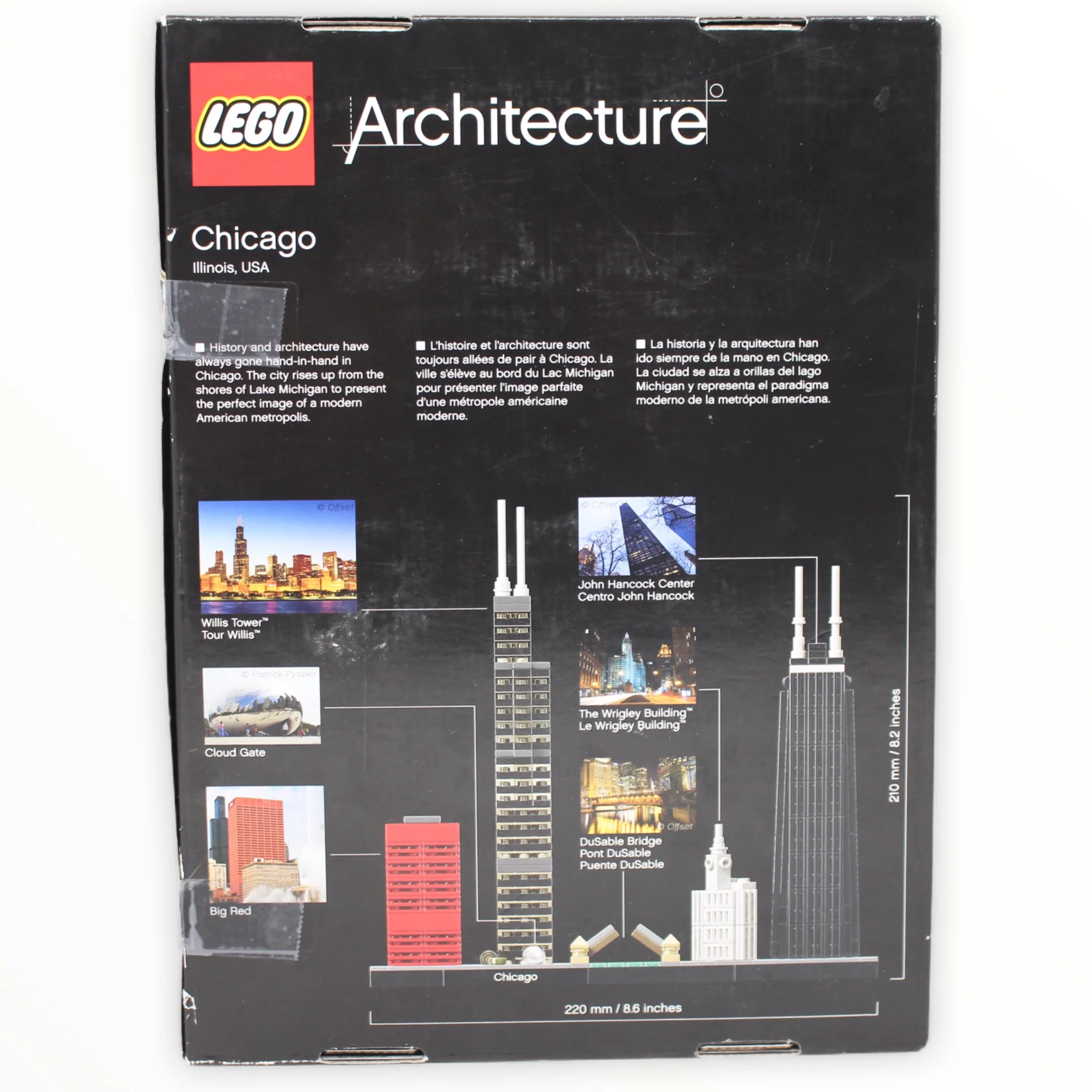 Certified Used Set 21033 Architecture Chicago - Image 2
