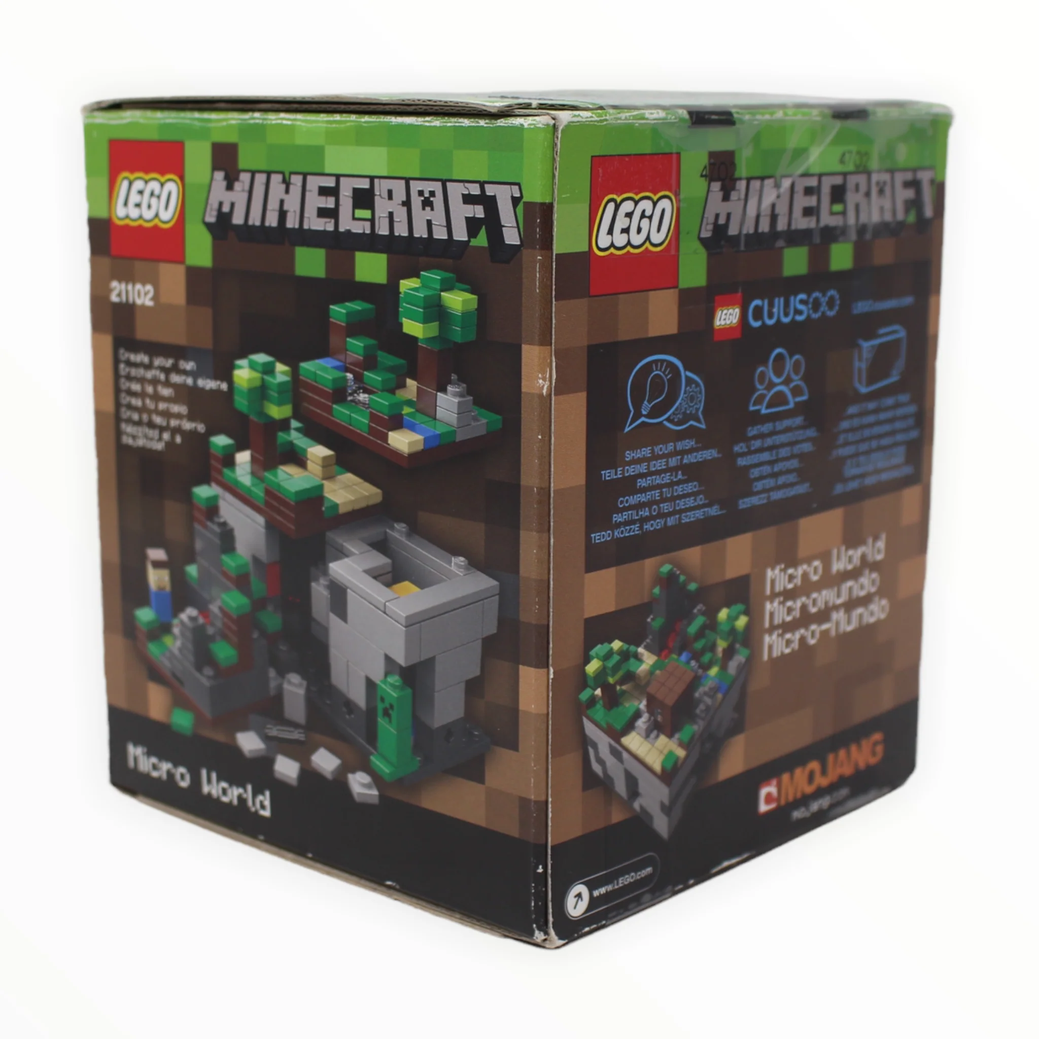 Certified Used Set 21102 LEGO CUUSOO Minecraft Micro World - The Forest - Image 2