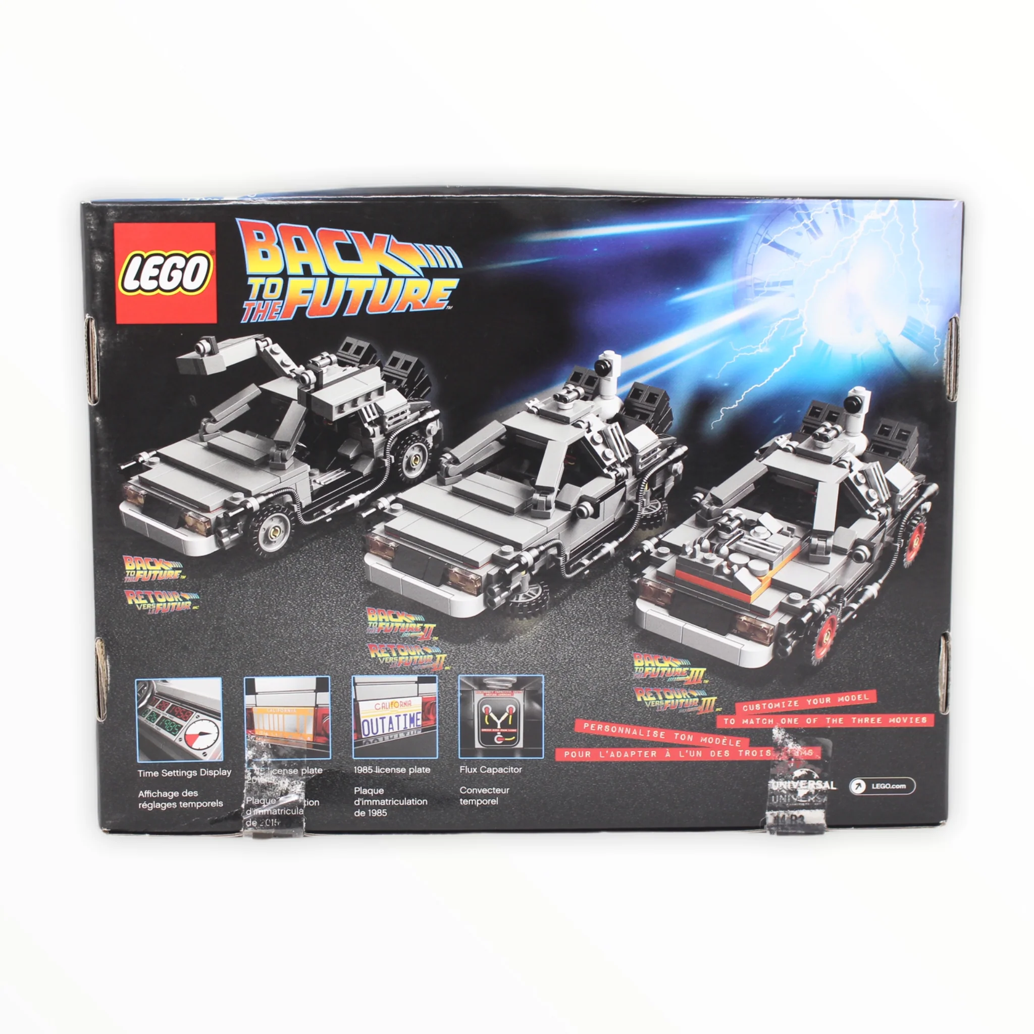 Certified Used Set 21103 LEGO Ideas The DeLorean Time Machine - Image 2