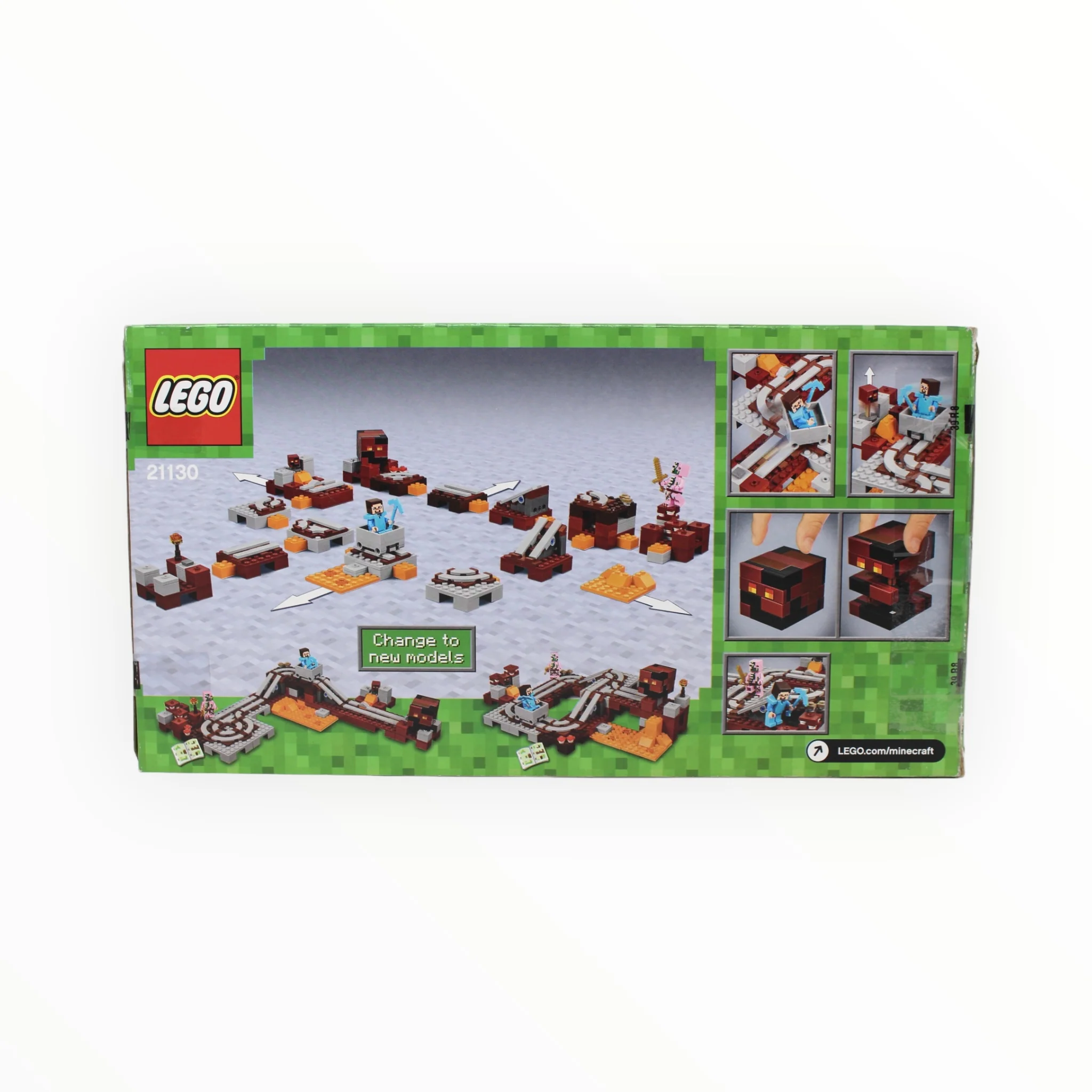 Certified Used Set 21130 Minecraft The Nether Railway - Image 2