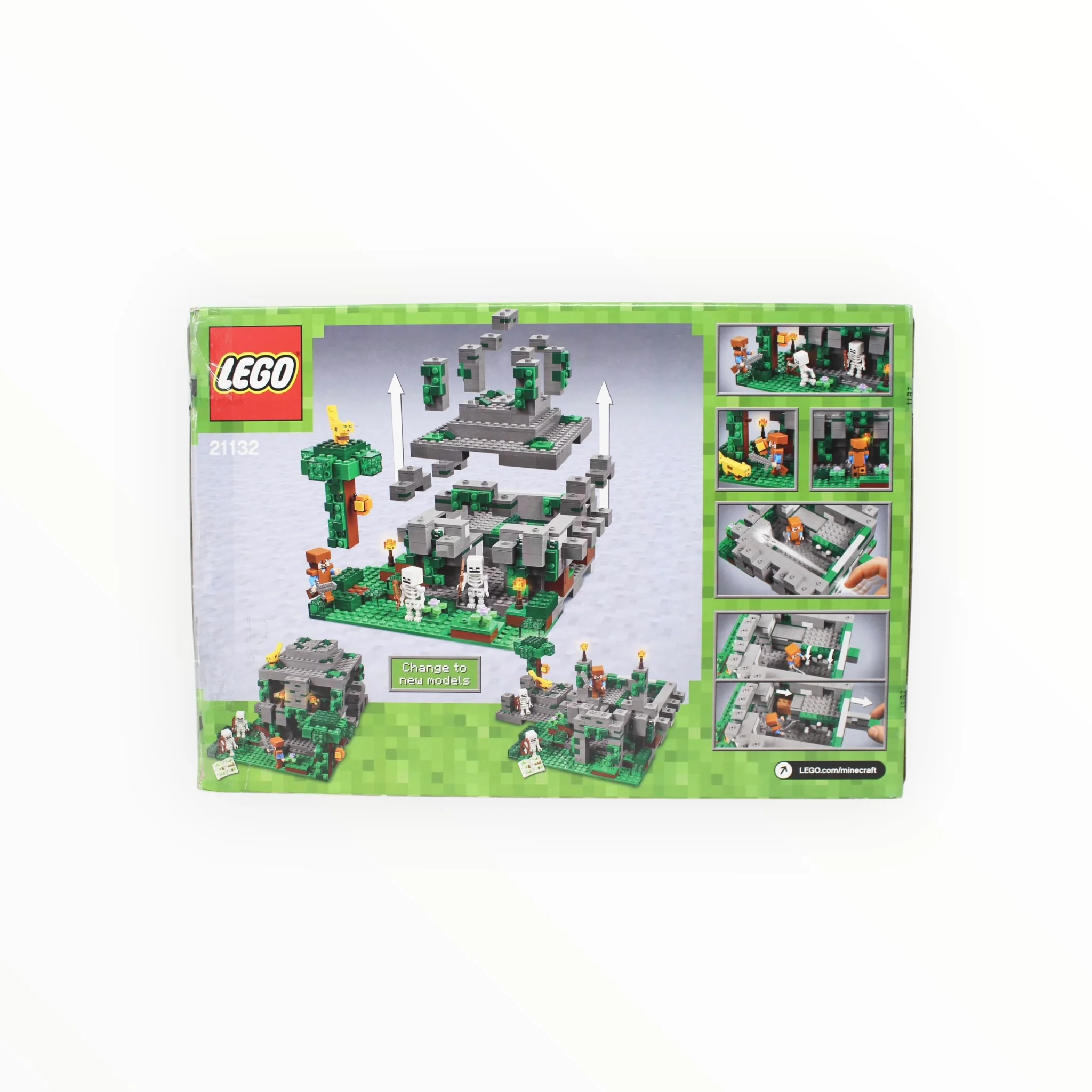 Certified Used Set 21132 Minecraft The Jungle Temple (bags 2-4 sealed) - Image 2