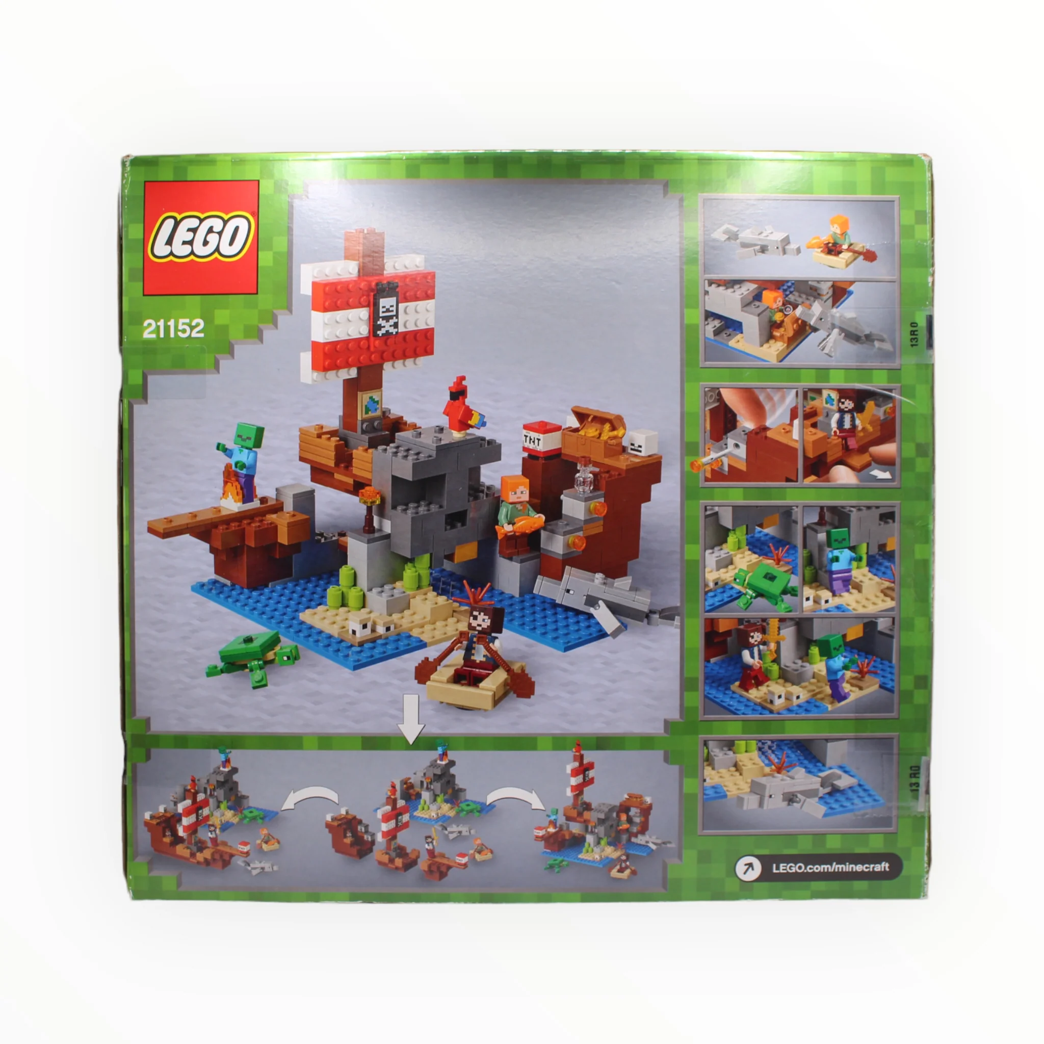 Certified Used Set 21152 Minecraft The Pirates Ship Adventure - Image 2