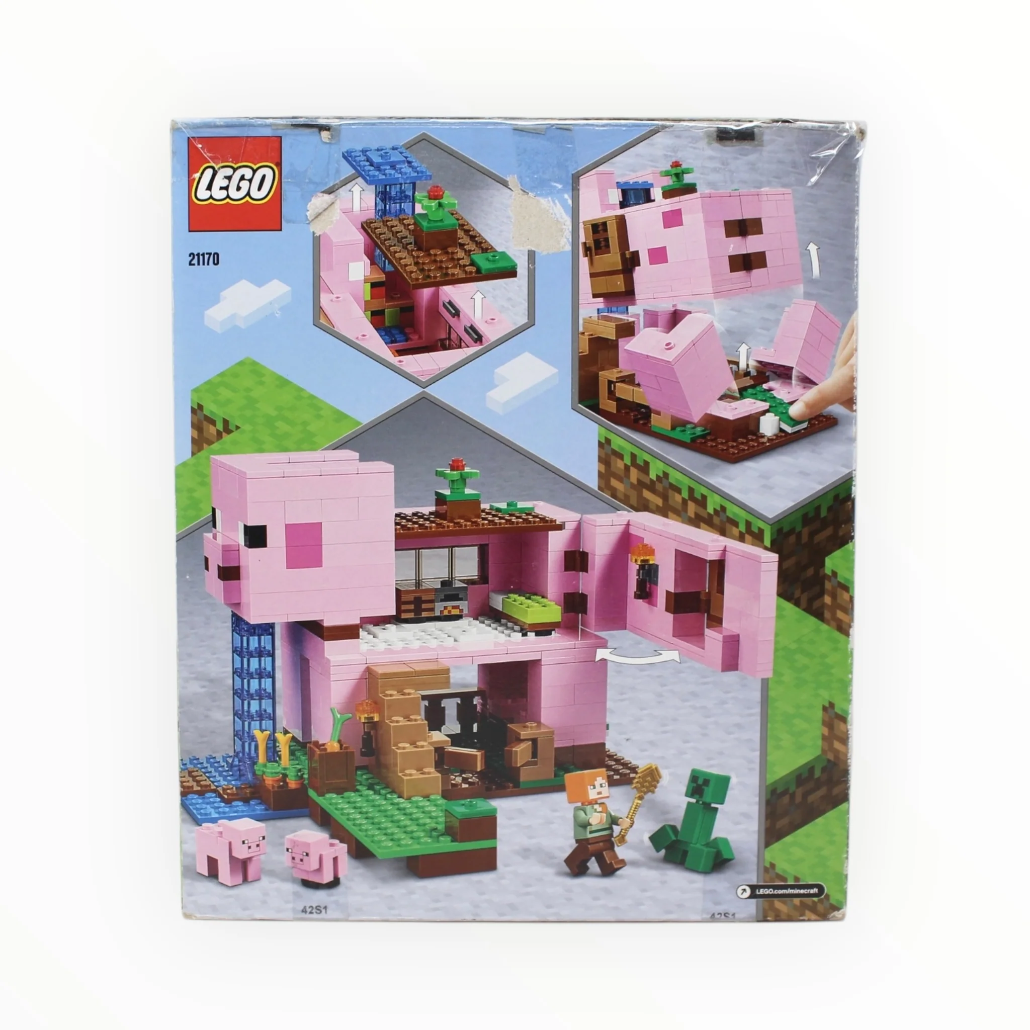 Certified Used Set 21170 Minecraft The Pig House - Image 2