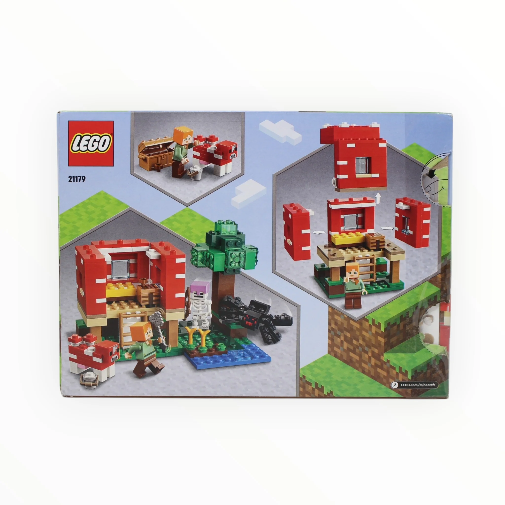 Certified Used Set 21179 Minecraft The Mushroom House - Image 2