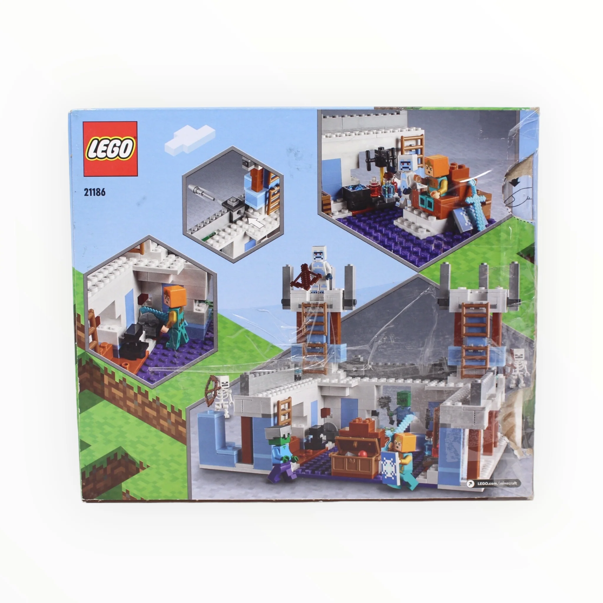 Certified Used Set 21186 Minecraft The Ice Castle (damaged box) - Image 2